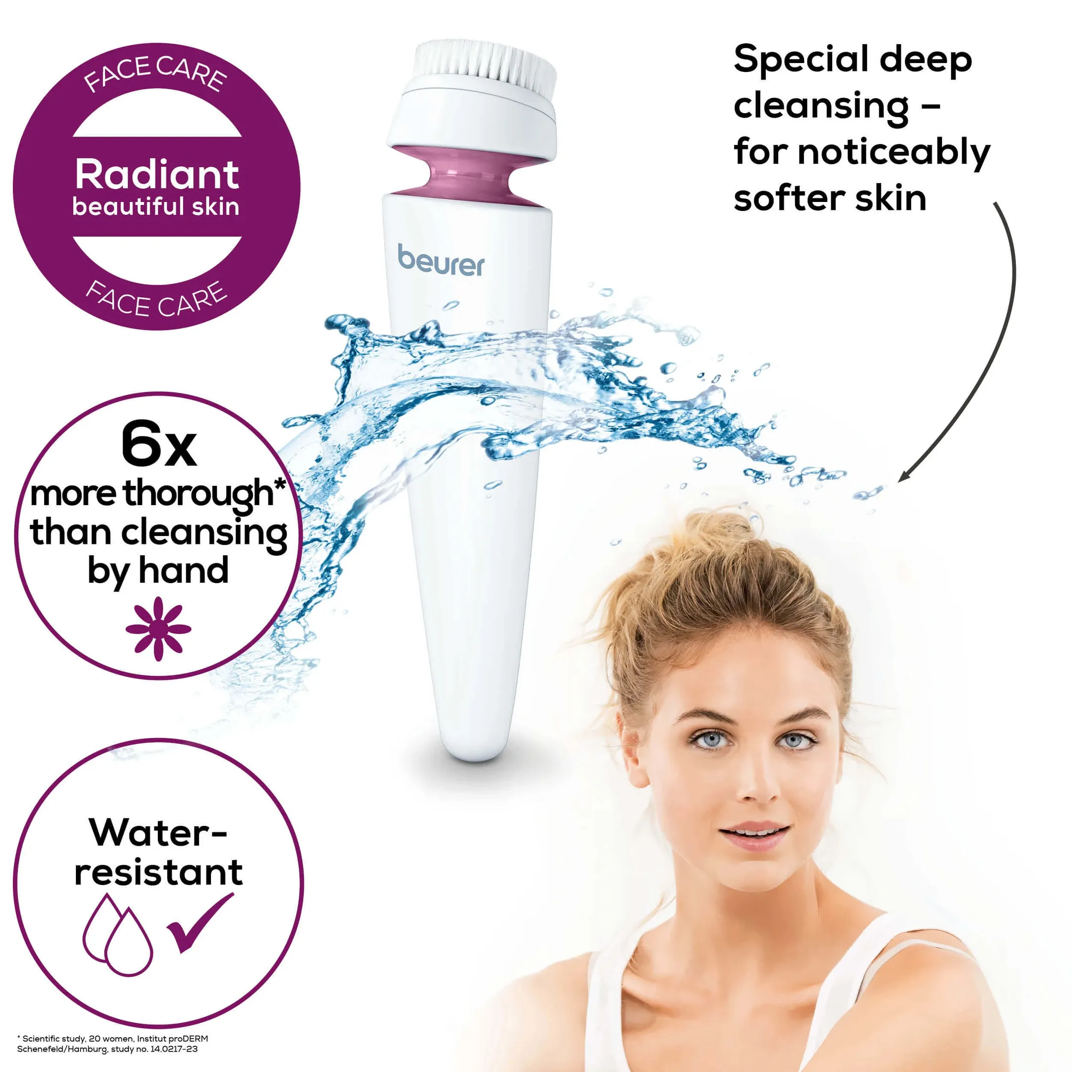 Beurer Brosse cosmétique visage FC 95 Pureo Deep Cleansing image