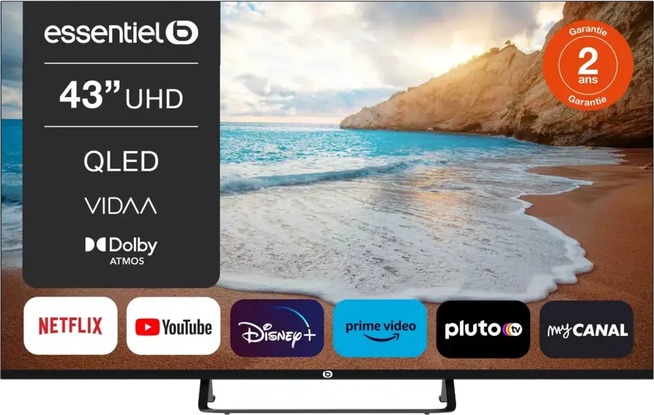 TV QLED 4K 43QLED306  - 43 pouces