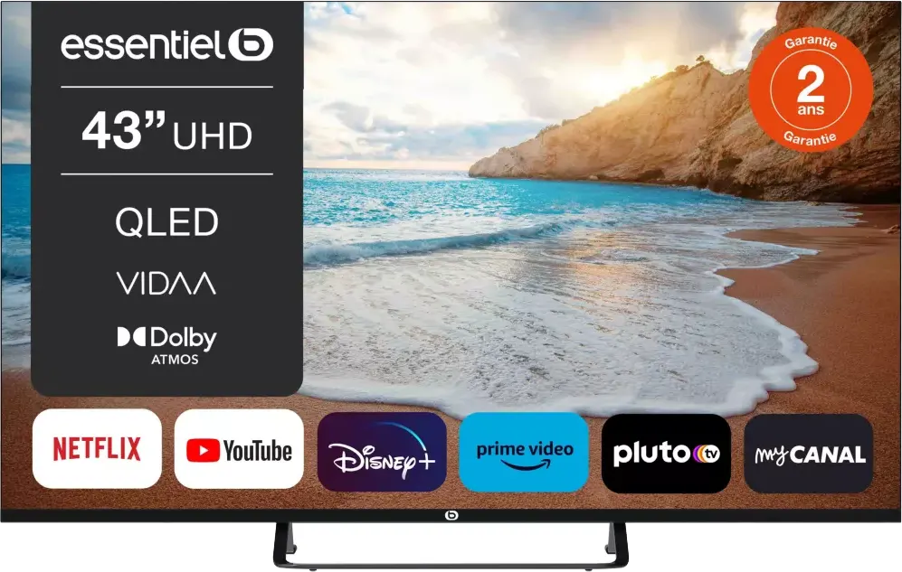 Essentiel-B QLED TV 4K 43QLED306 - 43 inch