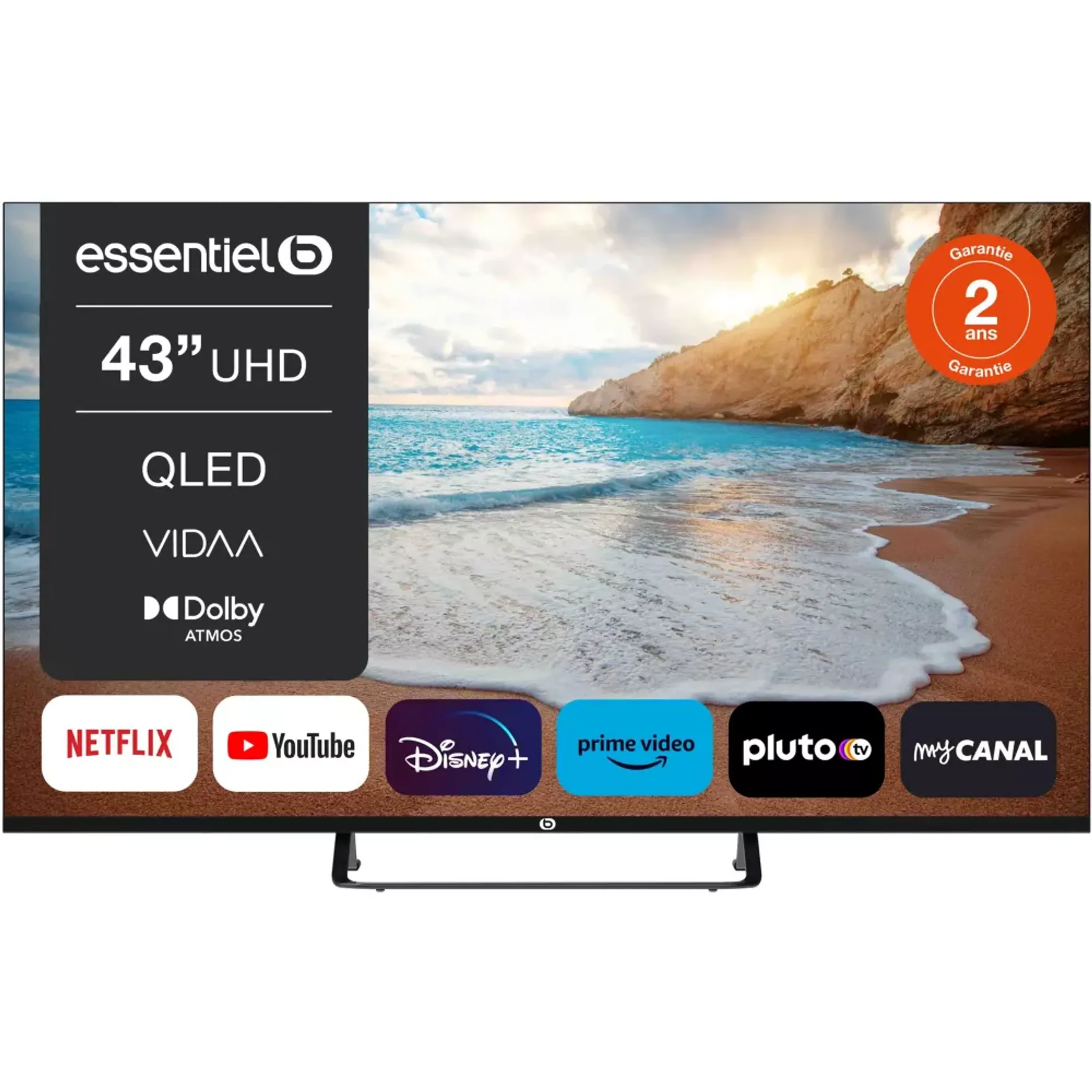 Essentiel-B QLED TV 4K 43QLED306  - 43 inch image