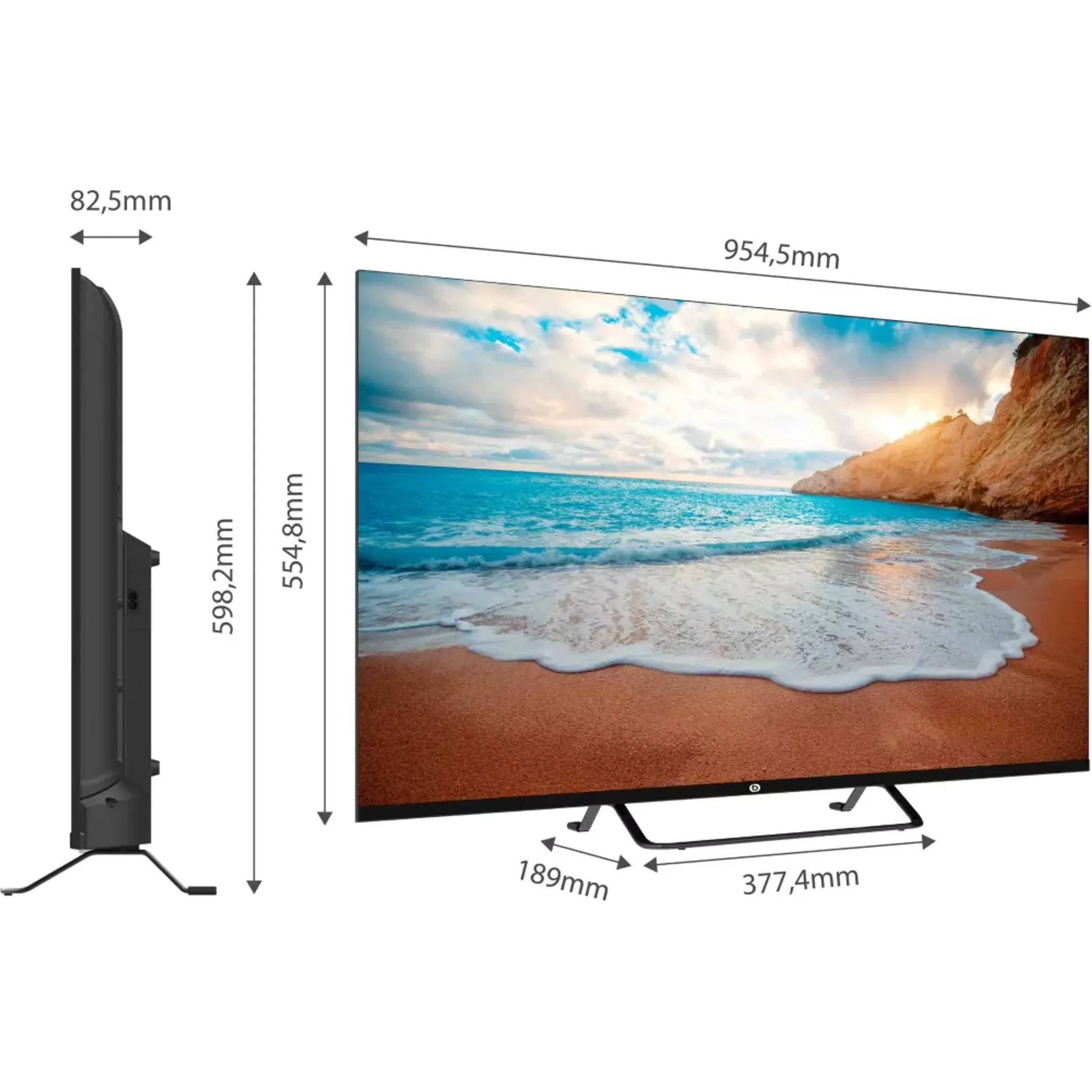 Essentiel-B QLED TV 4K 43QLED306  - 43 inch image