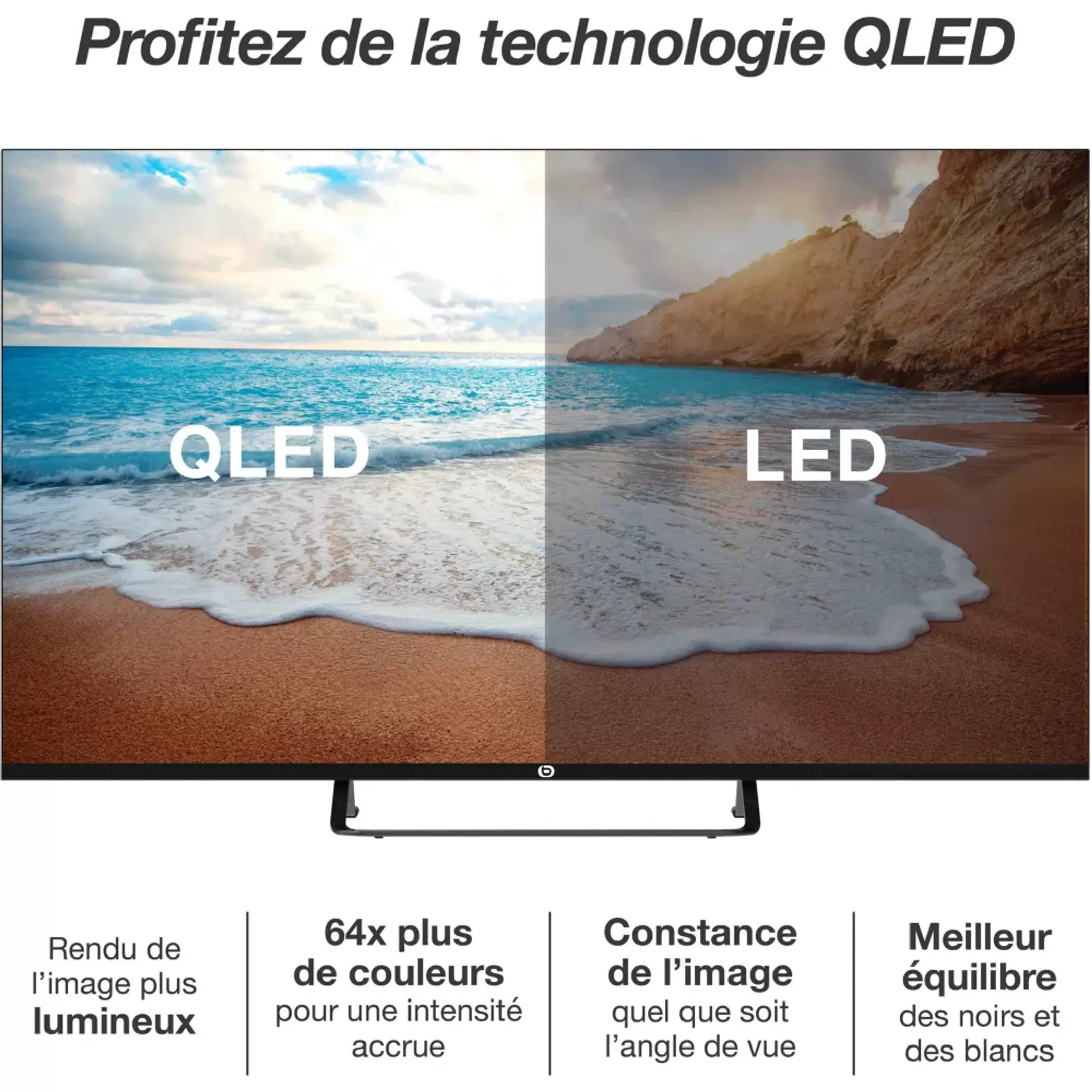 Essentiel-B QLED TV 4K 43QLED306  - 43 inch image