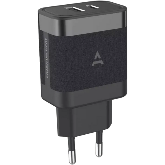 HOME CHARGER 45W DUAL A/C - Noir
