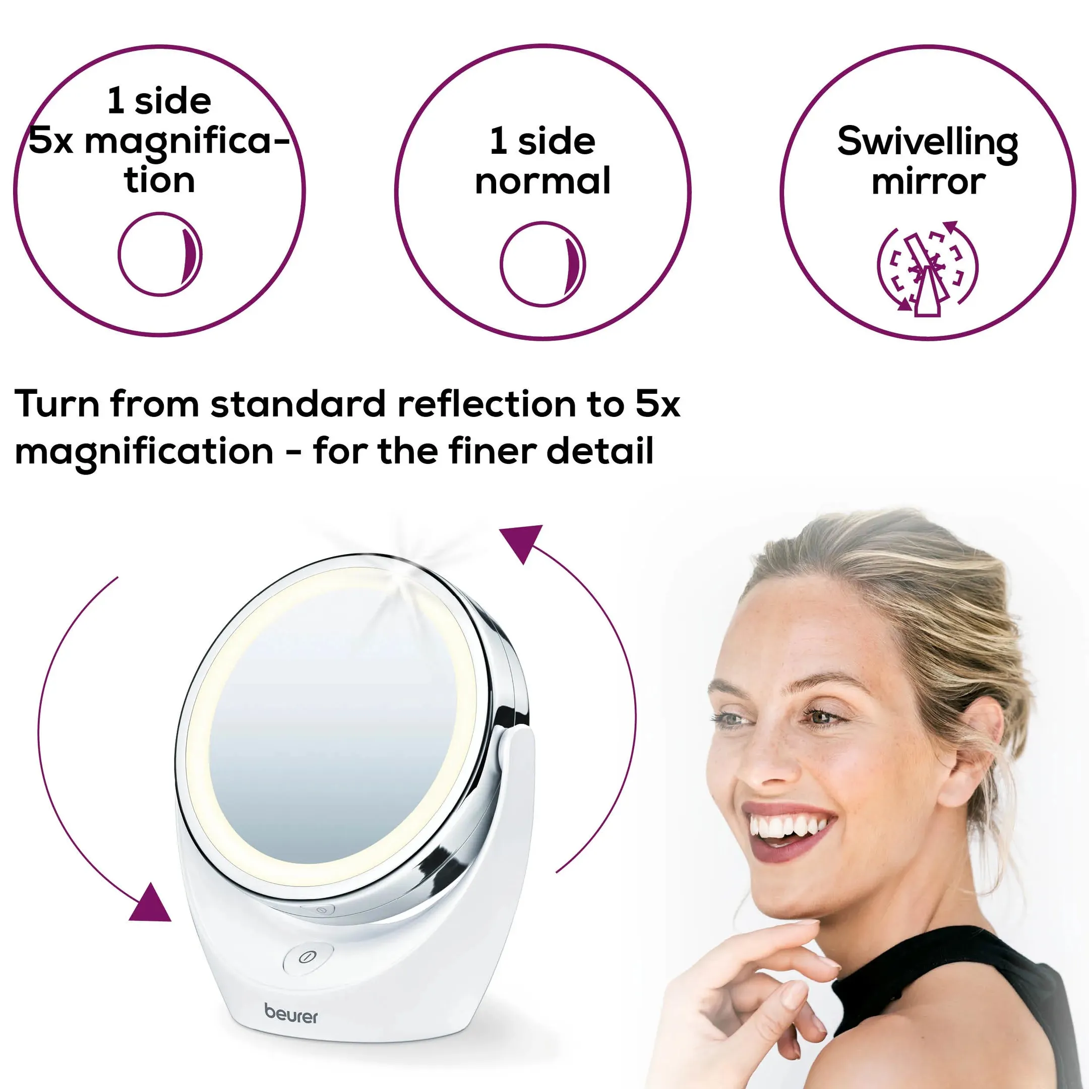 Beurer Make-up spiegel BS 49 image