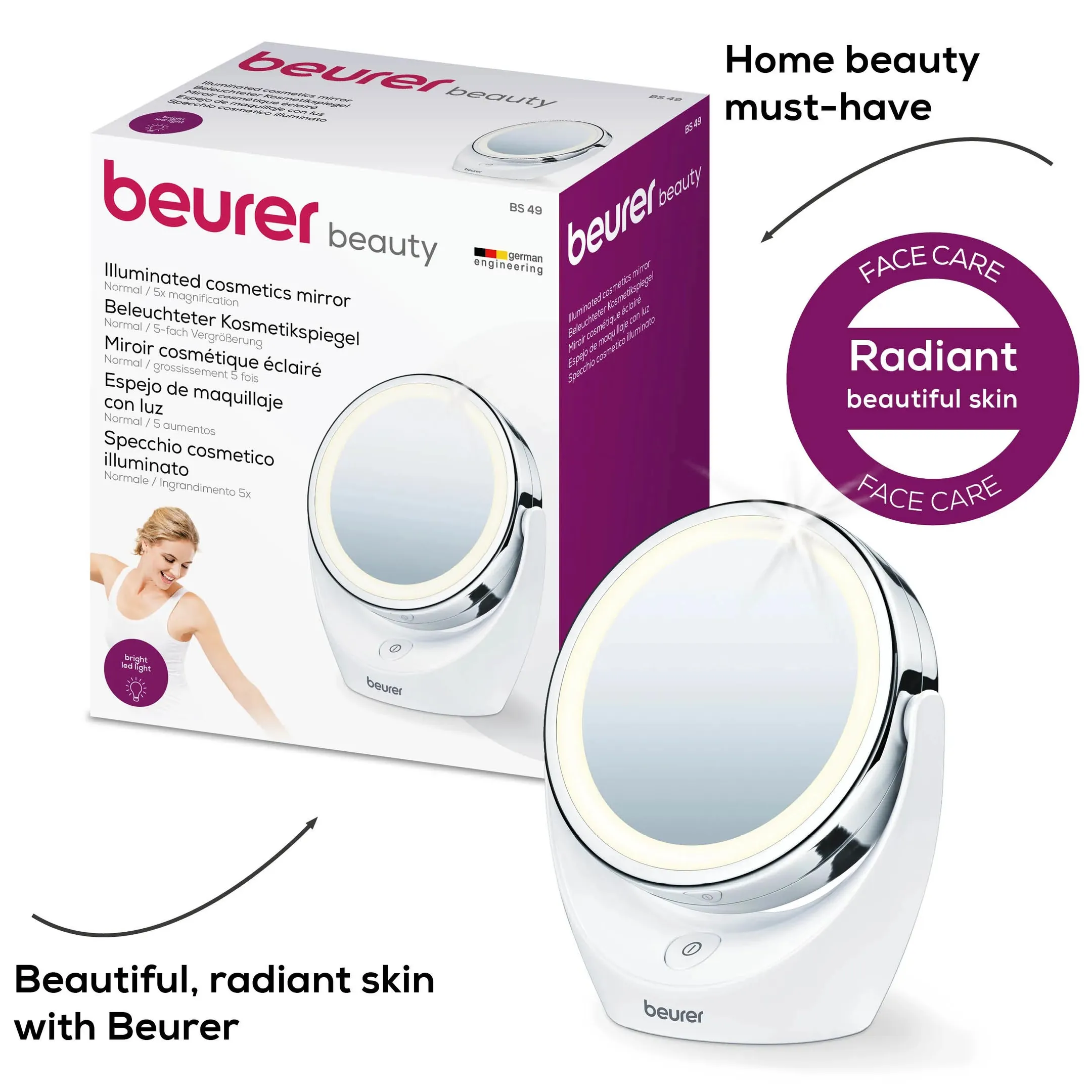 Beurer Make-up spiegel BS 49 image