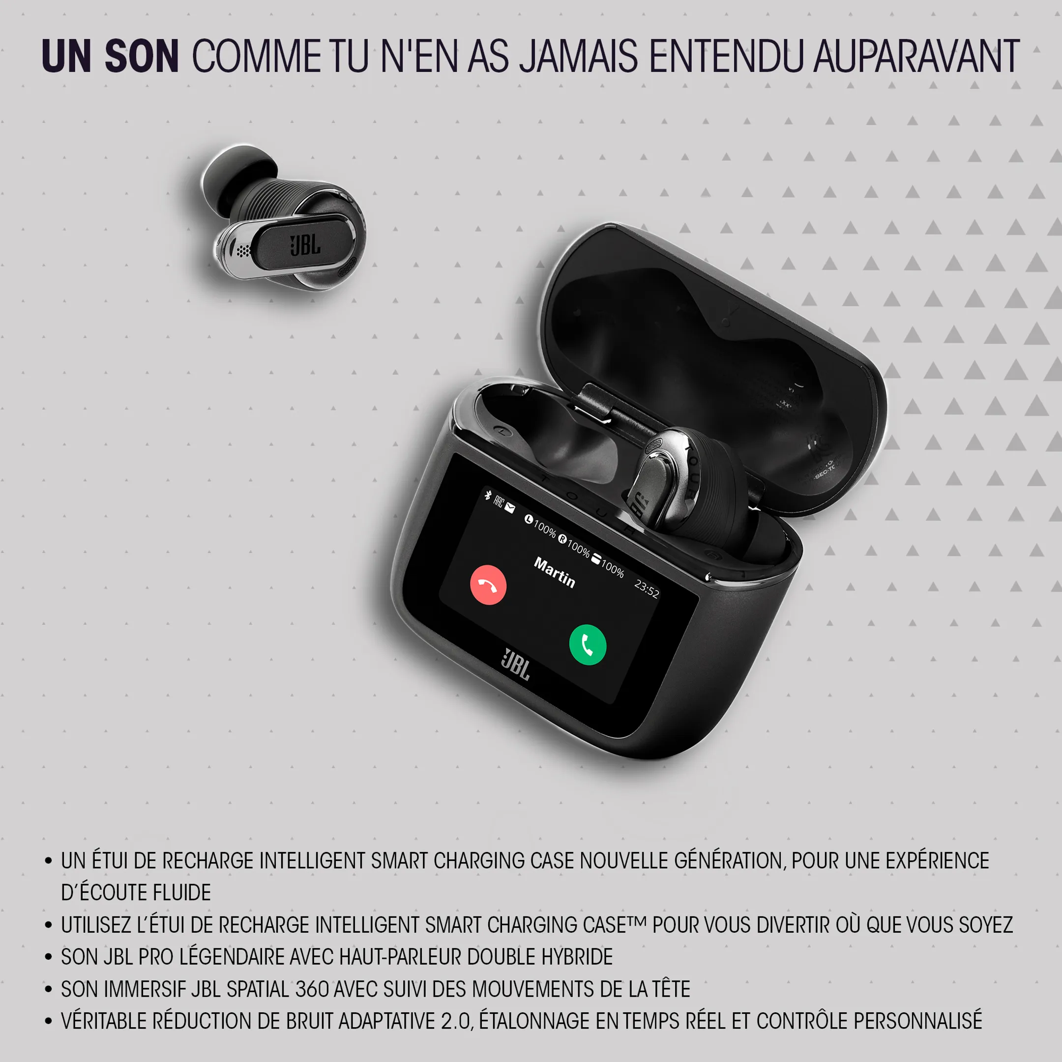 JBL Écouteurs Tour Pro 3 - Noir image