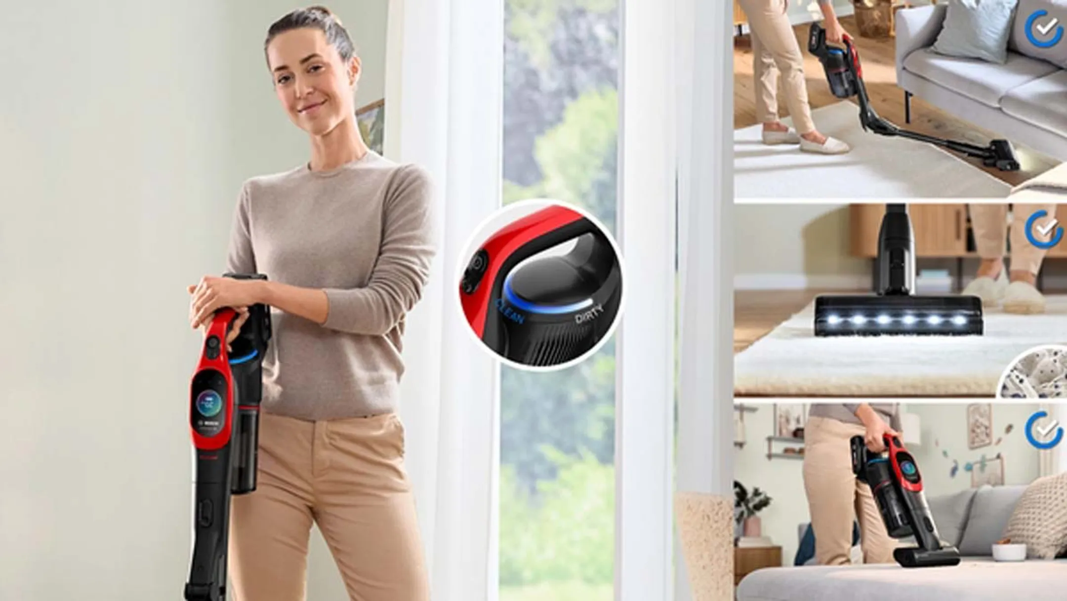 Bosch Steelstofzuiger BCS1041PET image