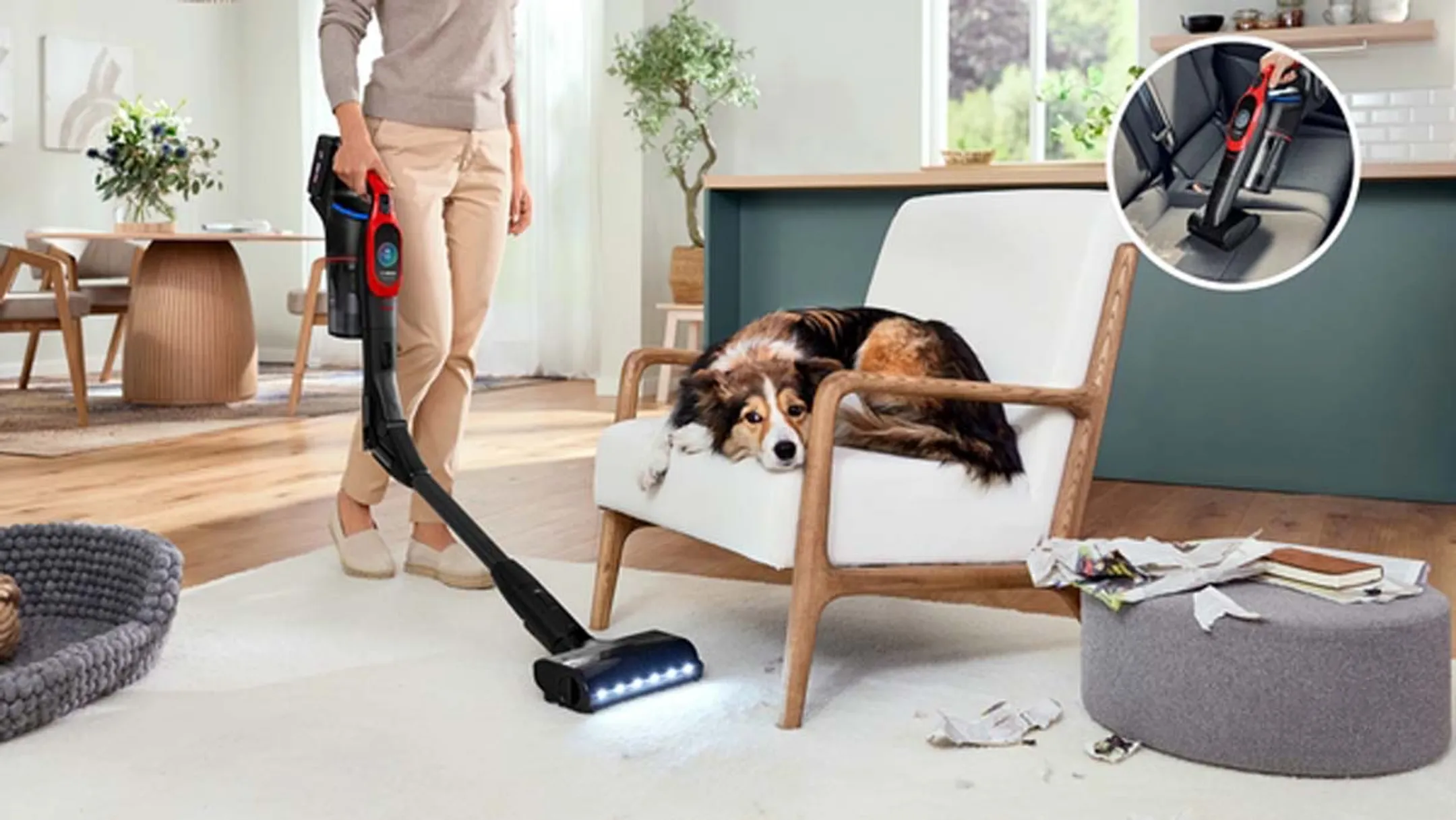 Bosch Steelstofzuiger BCS1041PET image