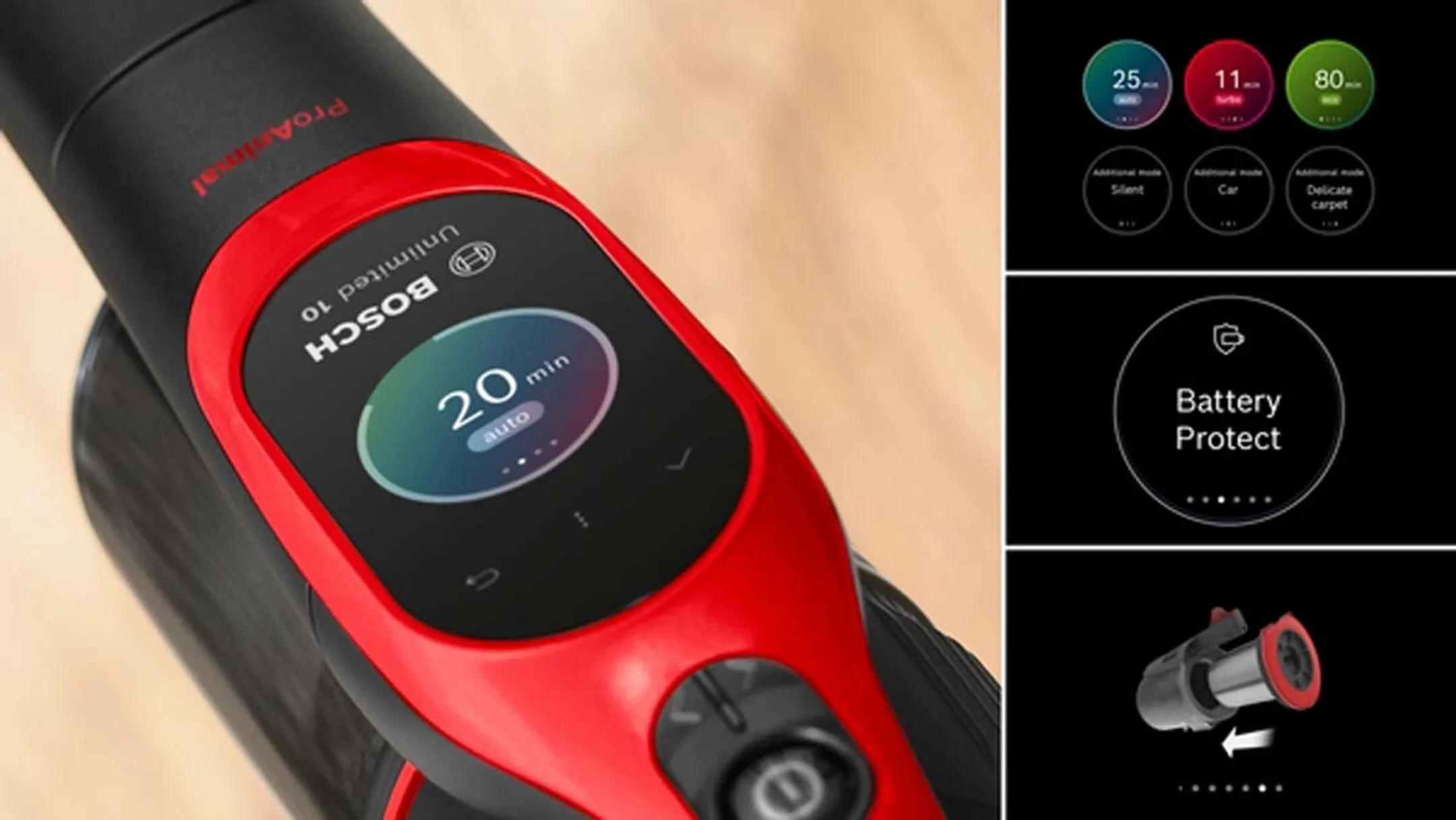 Bosch Steelstofzuiger BCS1041PET image