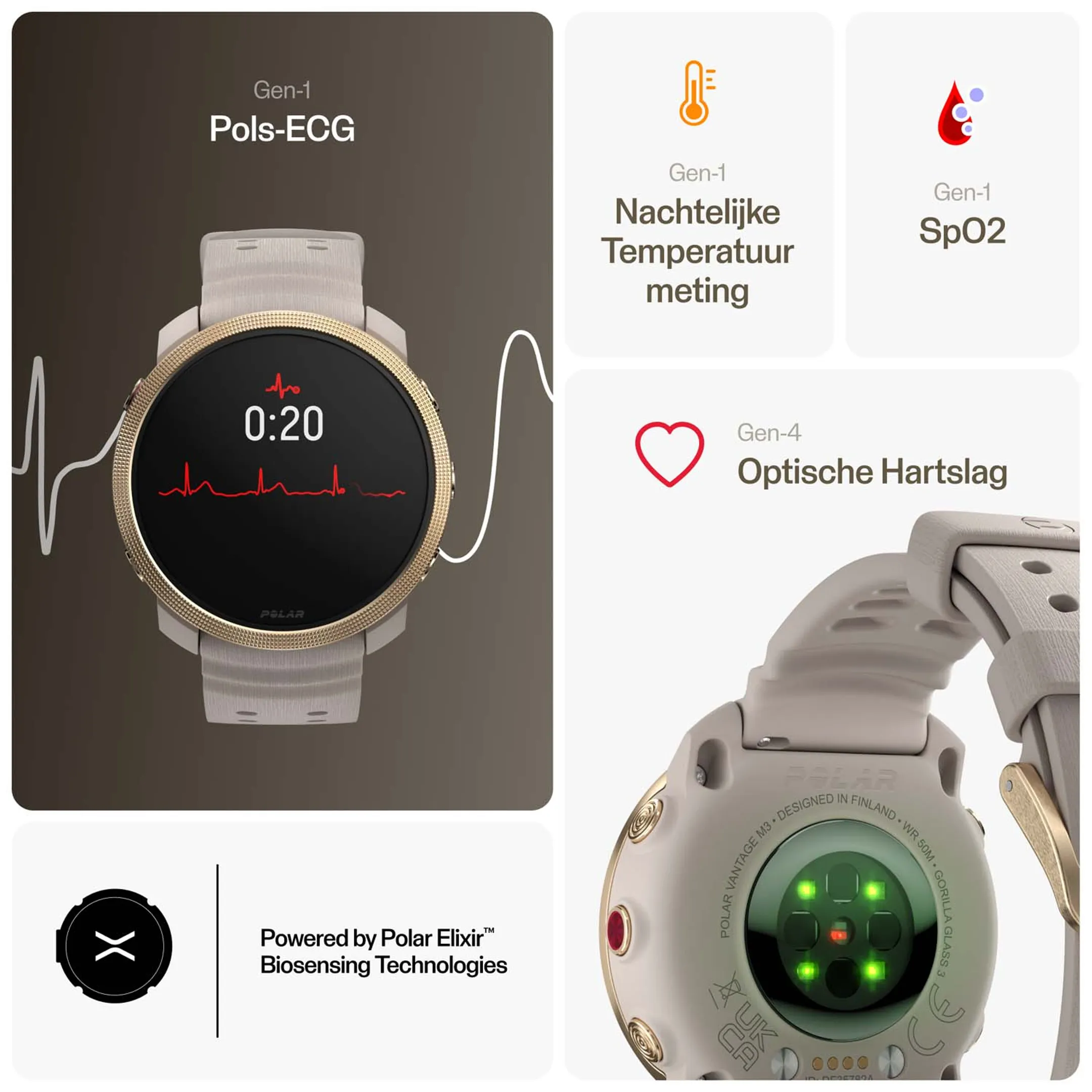 Polar Vantage M3 - Gold image