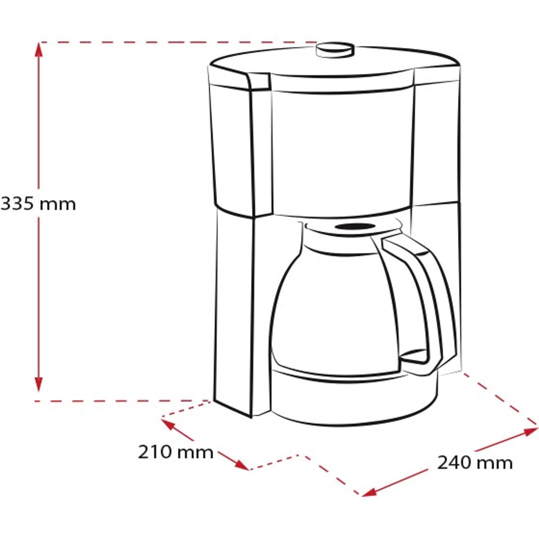 Melitta Koffiezetapparaat Look® Basic 1025-02 Zwart image