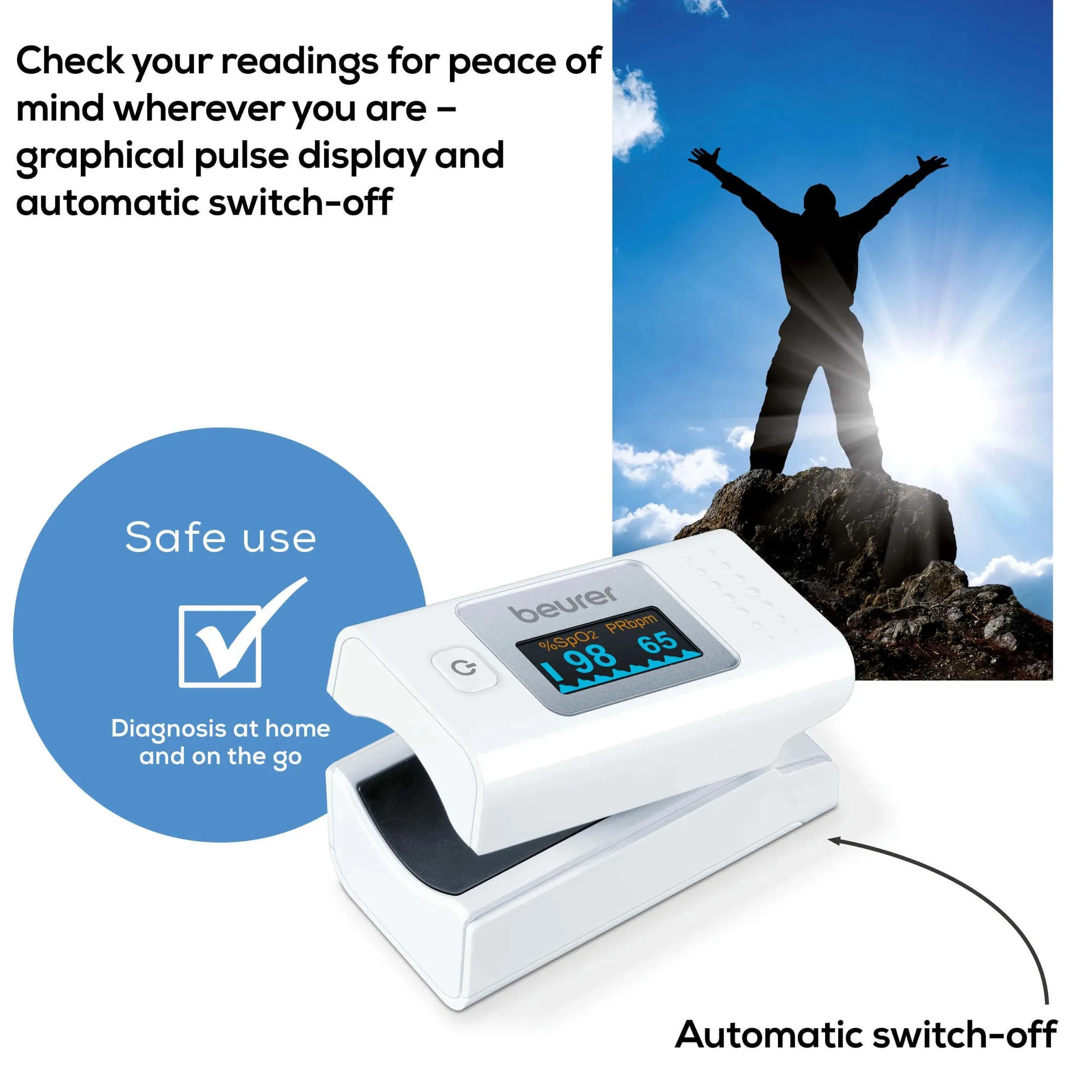 Beurer Oxymètre de pouls PO 35 image