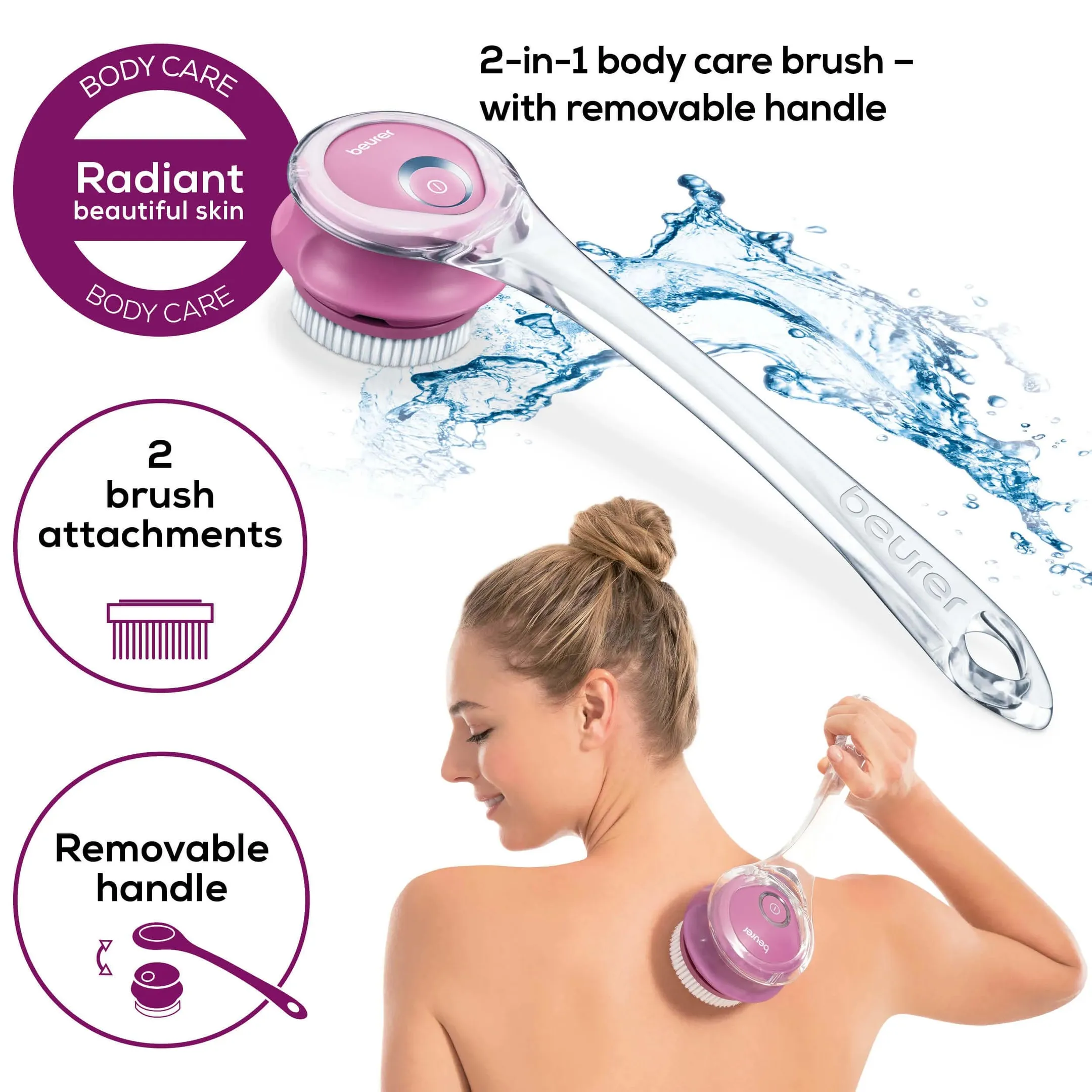 Beurer Brosse pour le corps FC 55 Pureo Complete Cleansing image
