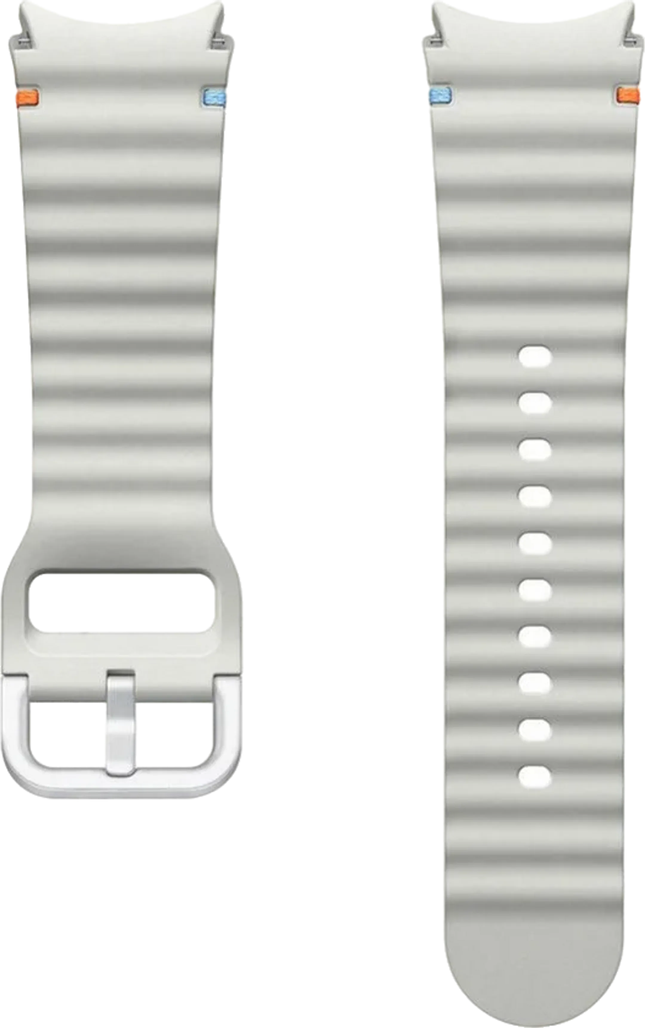Galaxy Watch7 Sport Rubberen Band S/M - Zilver 