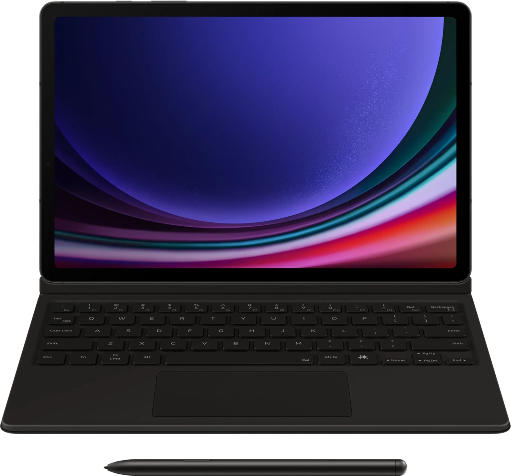 Galaxy Tab S10 FE/S9/S9 FE Book Cover Keyboard AZERTY - Zwart