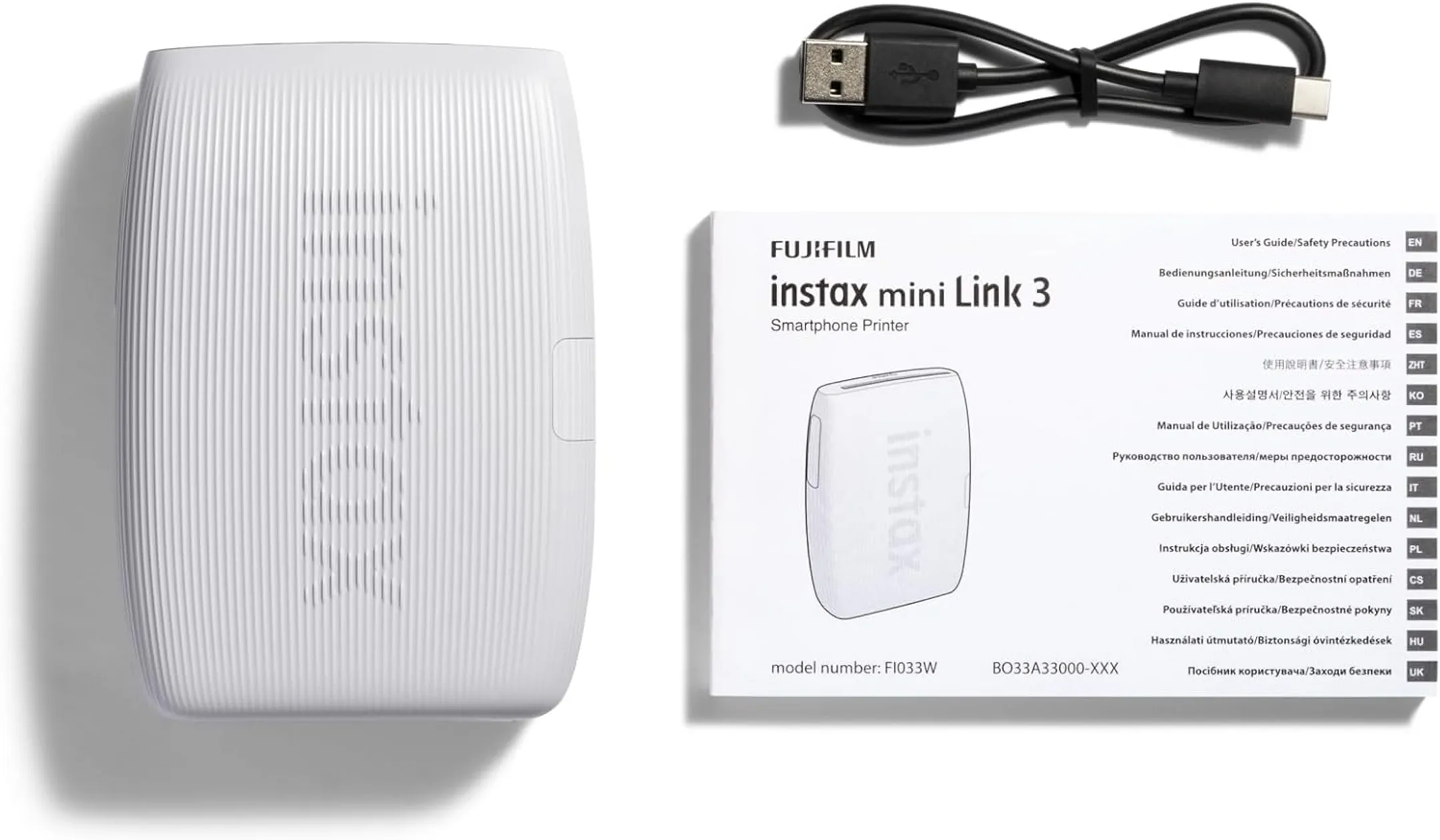 Fujifilm Instax mini Link 3 fotoprinter - Clay white image
