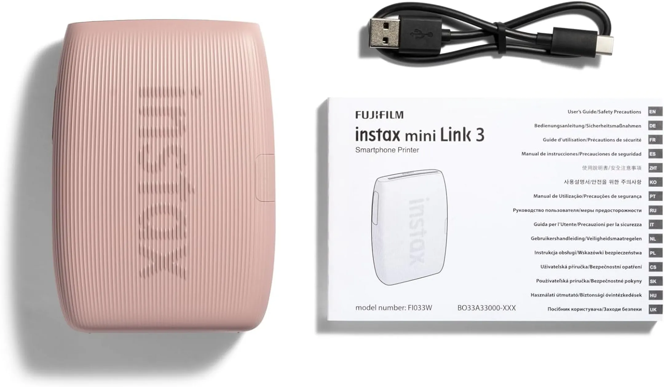 Fujifilm  Instax mini Link 3 fotoprinter - Rose Pink image