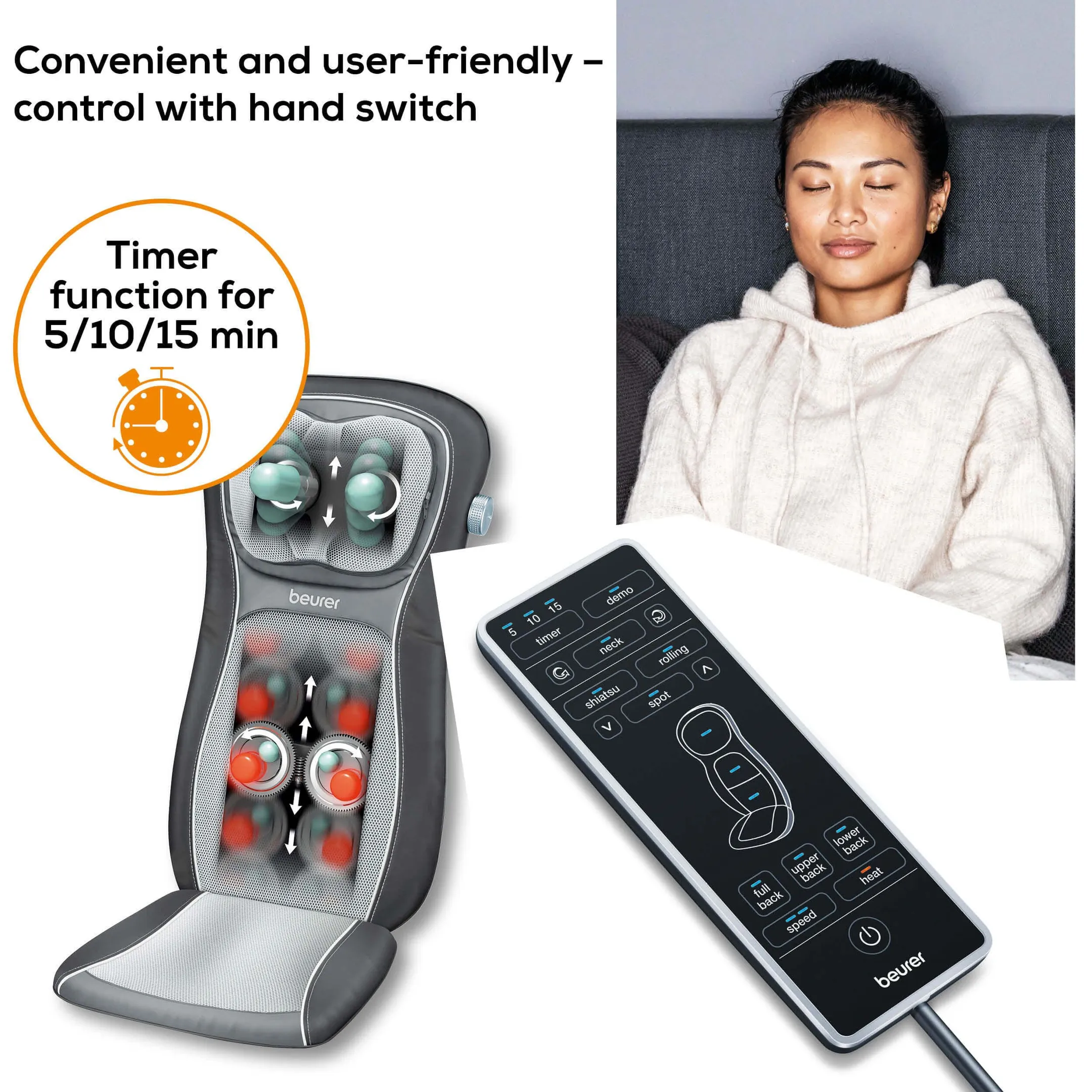 Beurer Massagestoel MG 260 HD-2-in-1 image