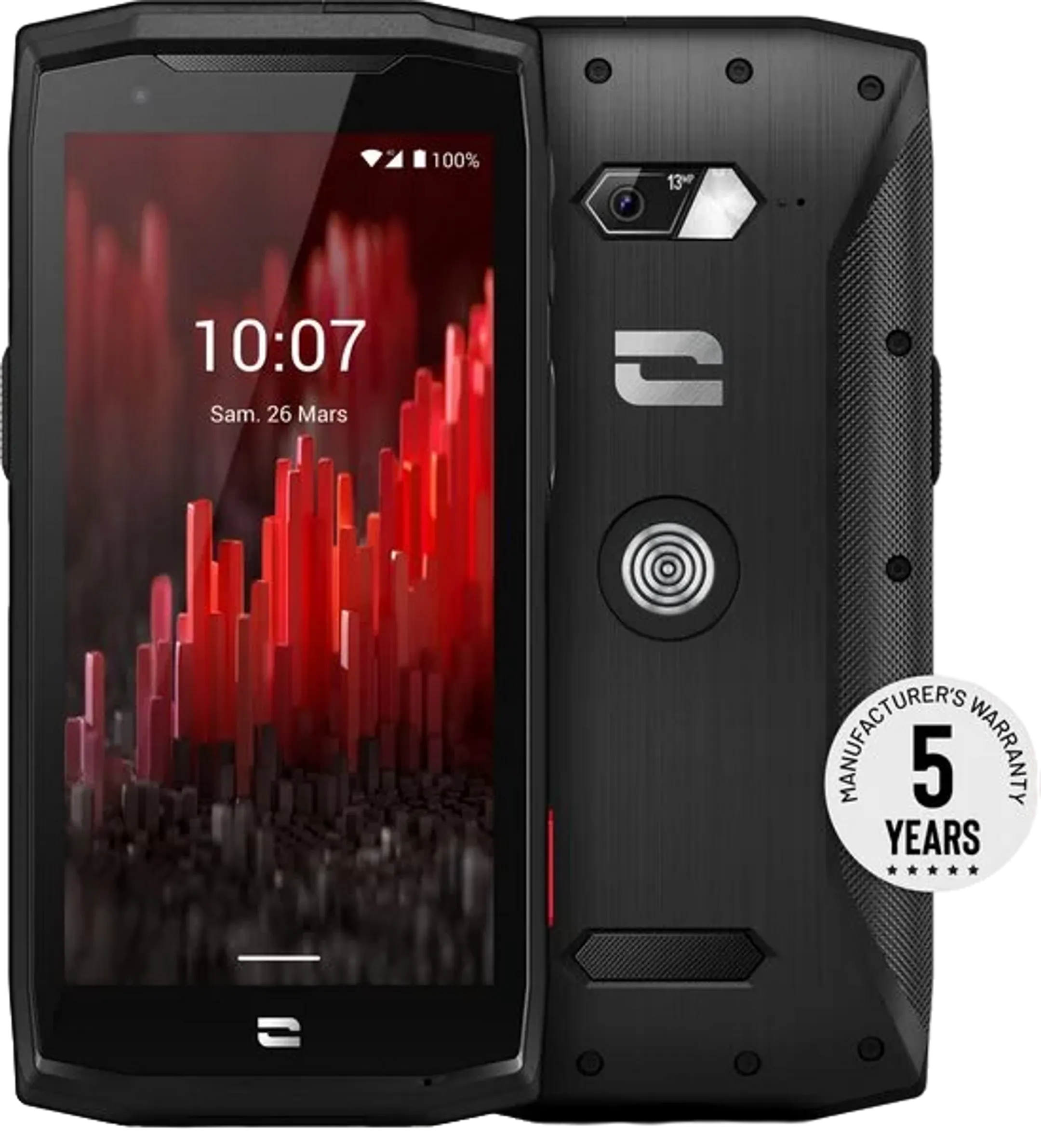 Core-M5 64GB Outdoor Smartphone - Zwart