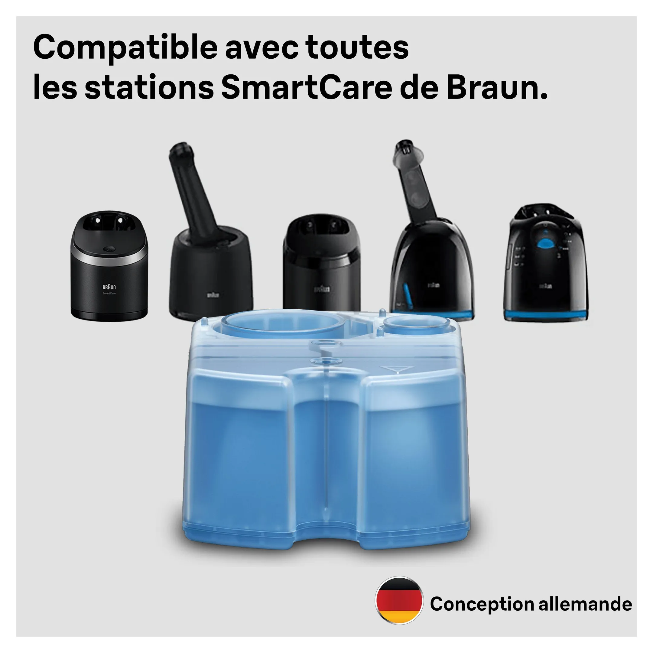 Braun Cartouches de recharge 3-en-1 Shaver Care 4 pièces image