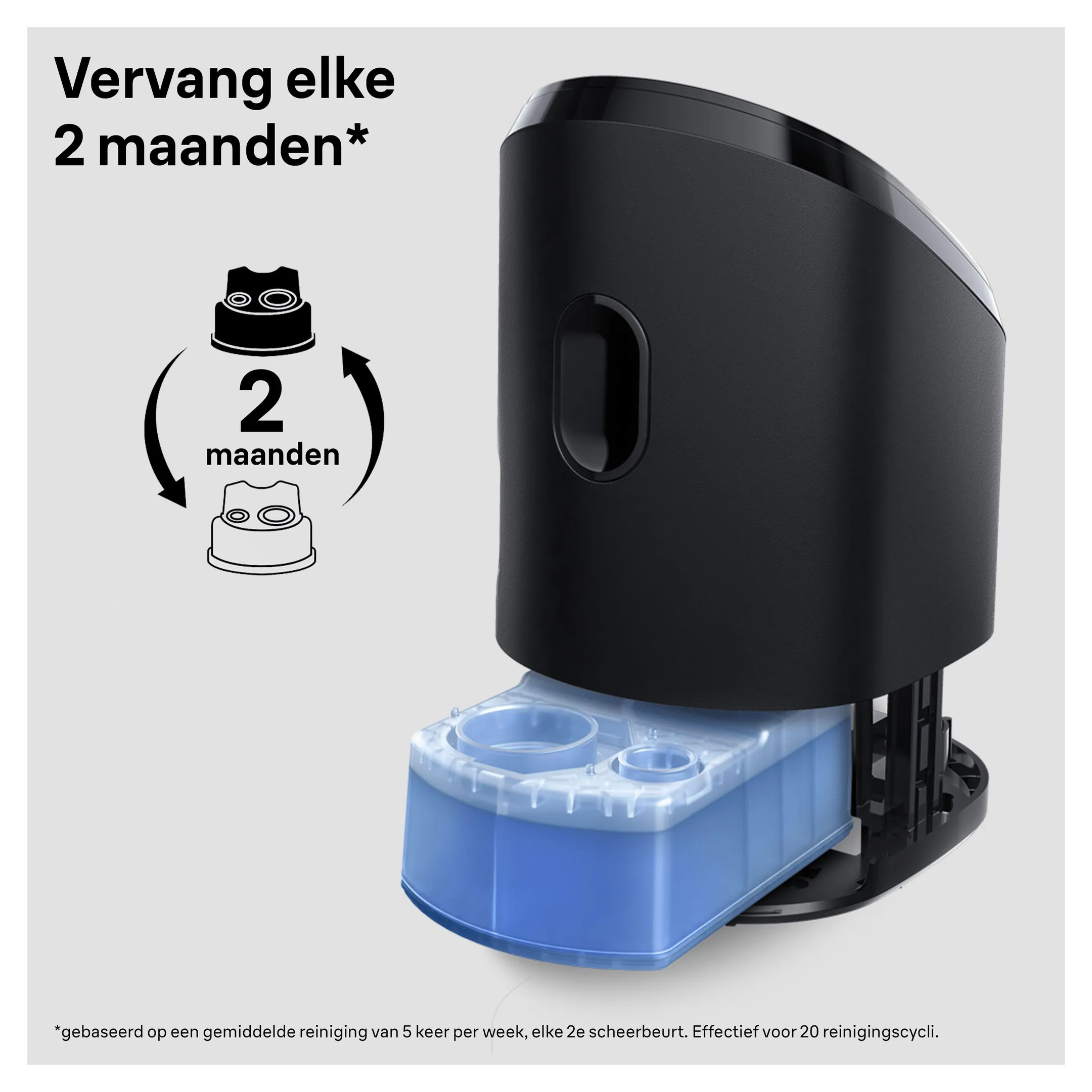 Braun Shaver Care 3-in-1 reinigingsvloeistof 2 stuks image