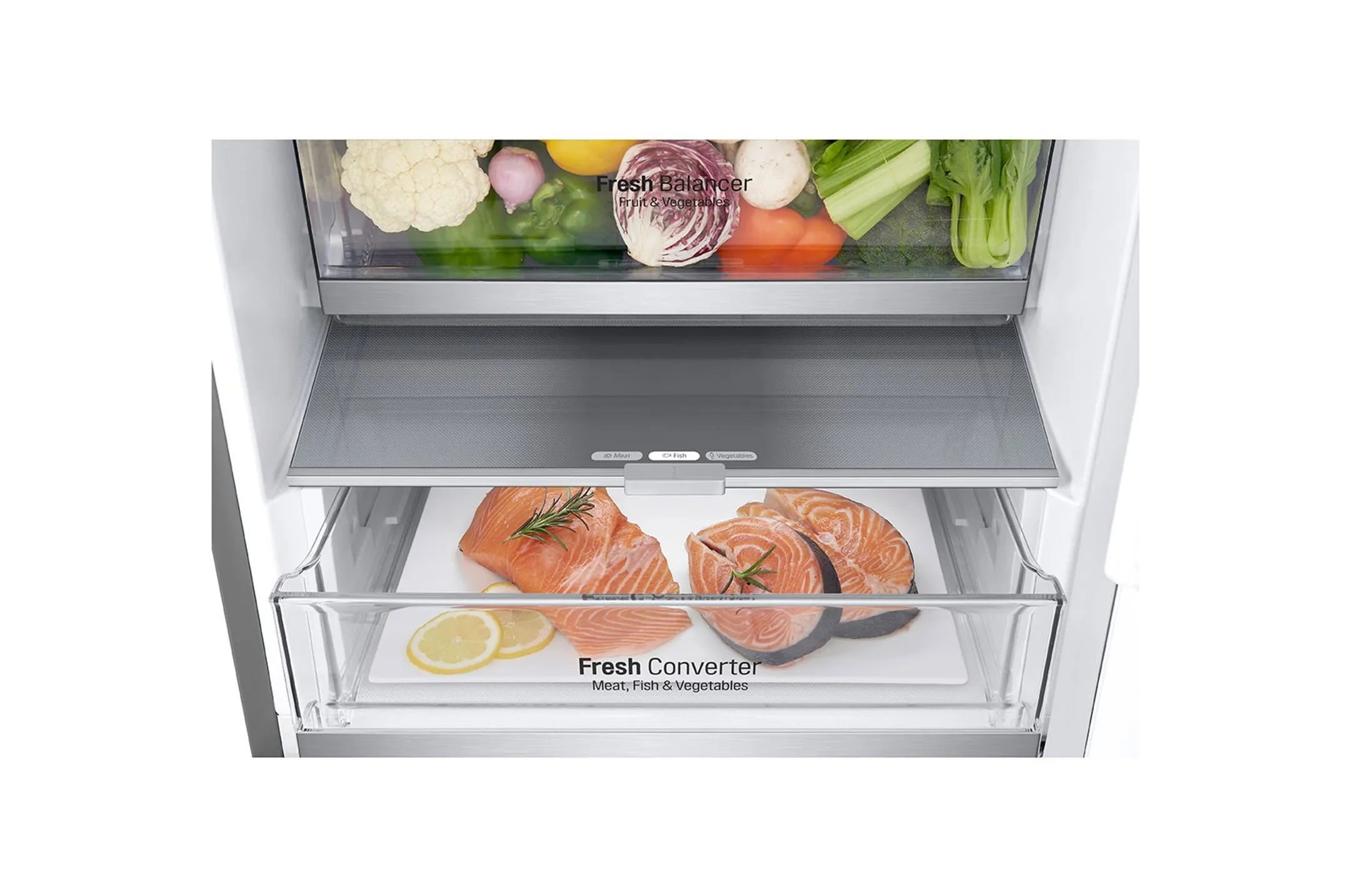 LG Koelkast met diepvries GBV7280CMB image