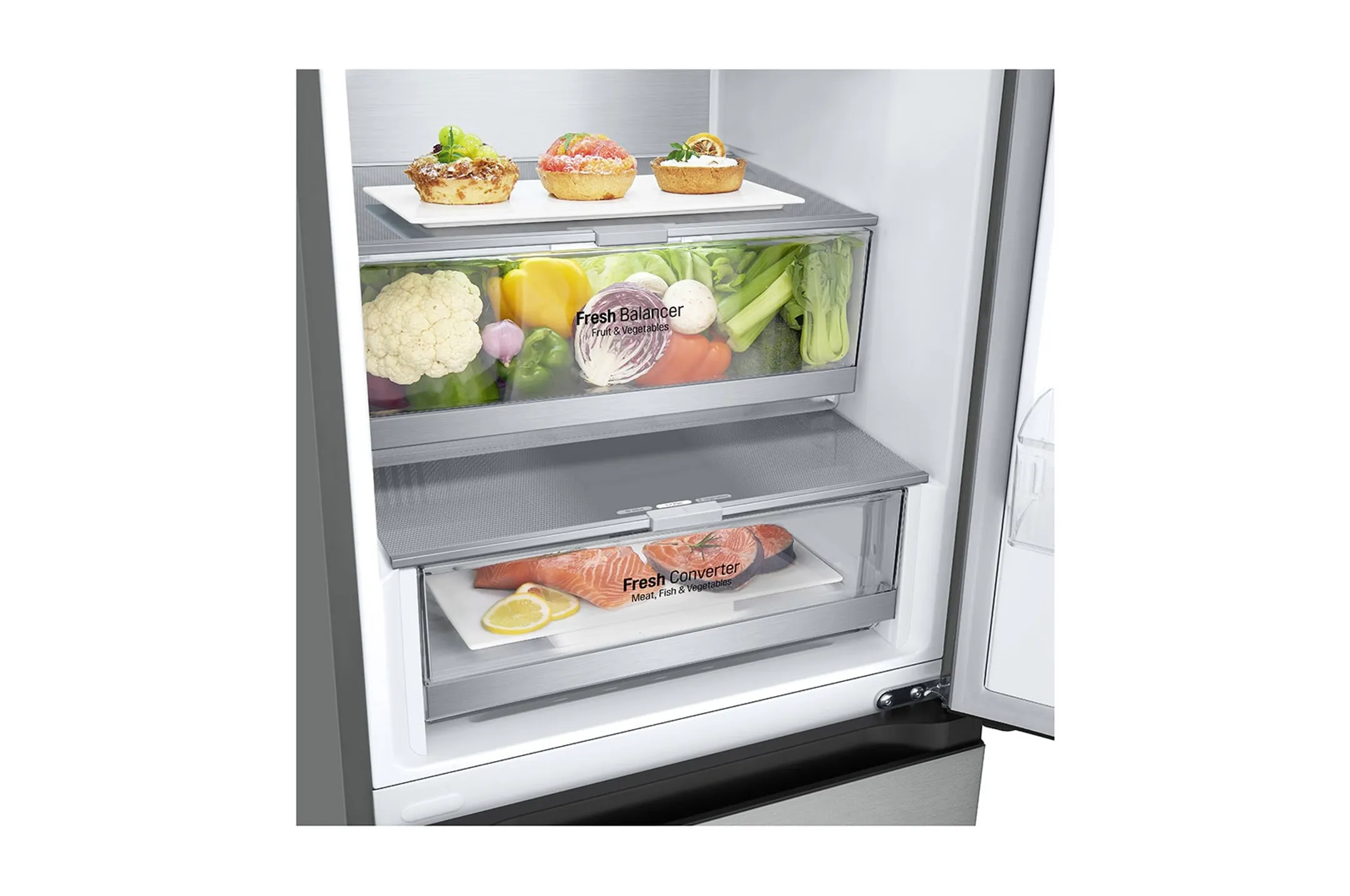 LG Koelkast met diepvries GBV7280CMB image