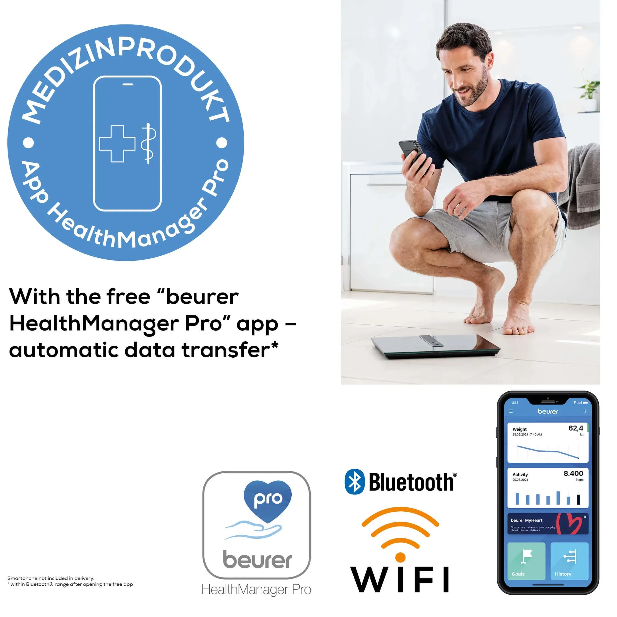 Beurer Personenweegschaal BF 980 WIFI image