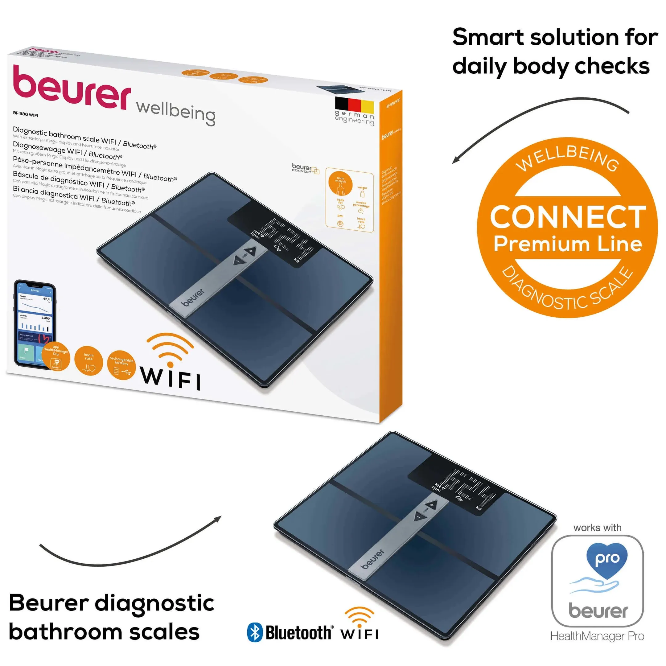 Beurer Personenweegschaal BF 980 WIFI image