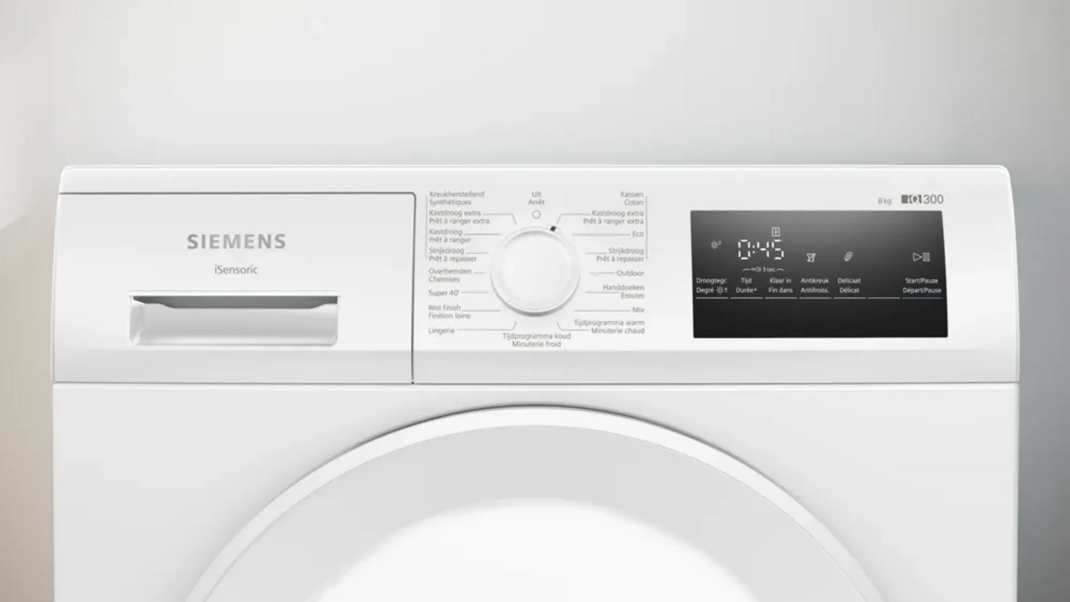 Siemens Droogkast WT43H00WFG iQ300 autoDry 8 KG image