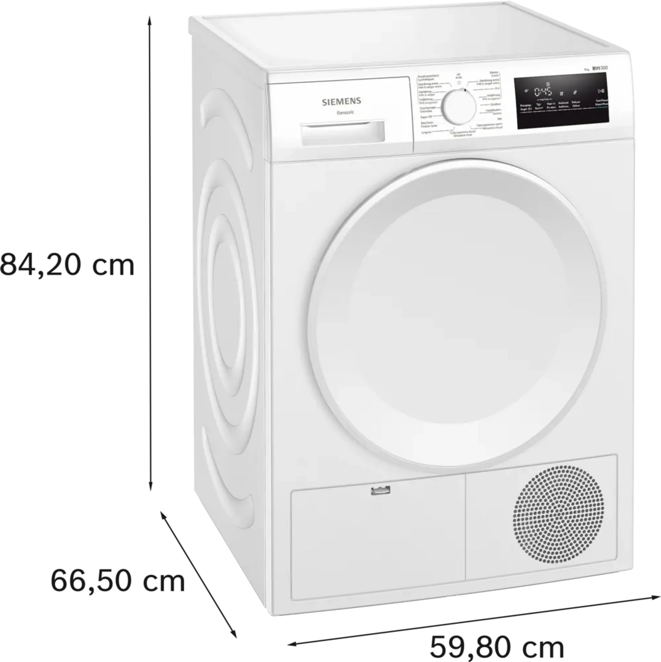 Siemens Droogkast WT43H00WFG iQ300 autoDry 8 KG image