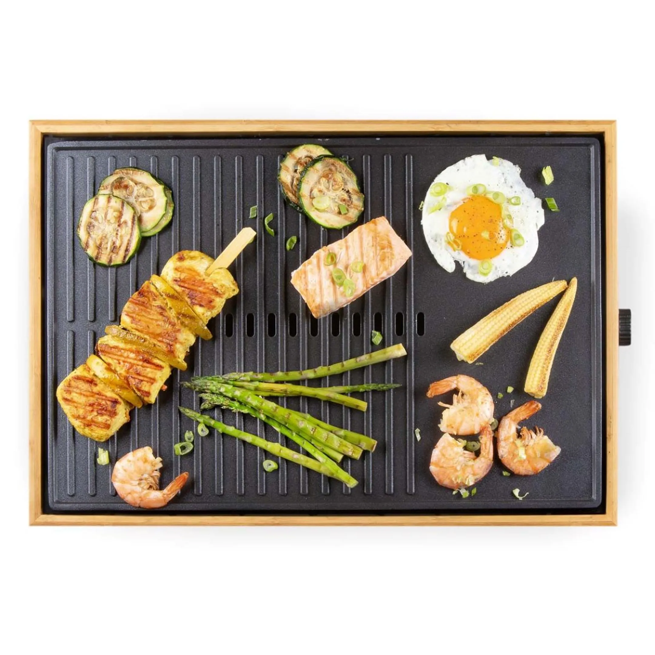Domo Plancha Grill Bamboo DO9271G image