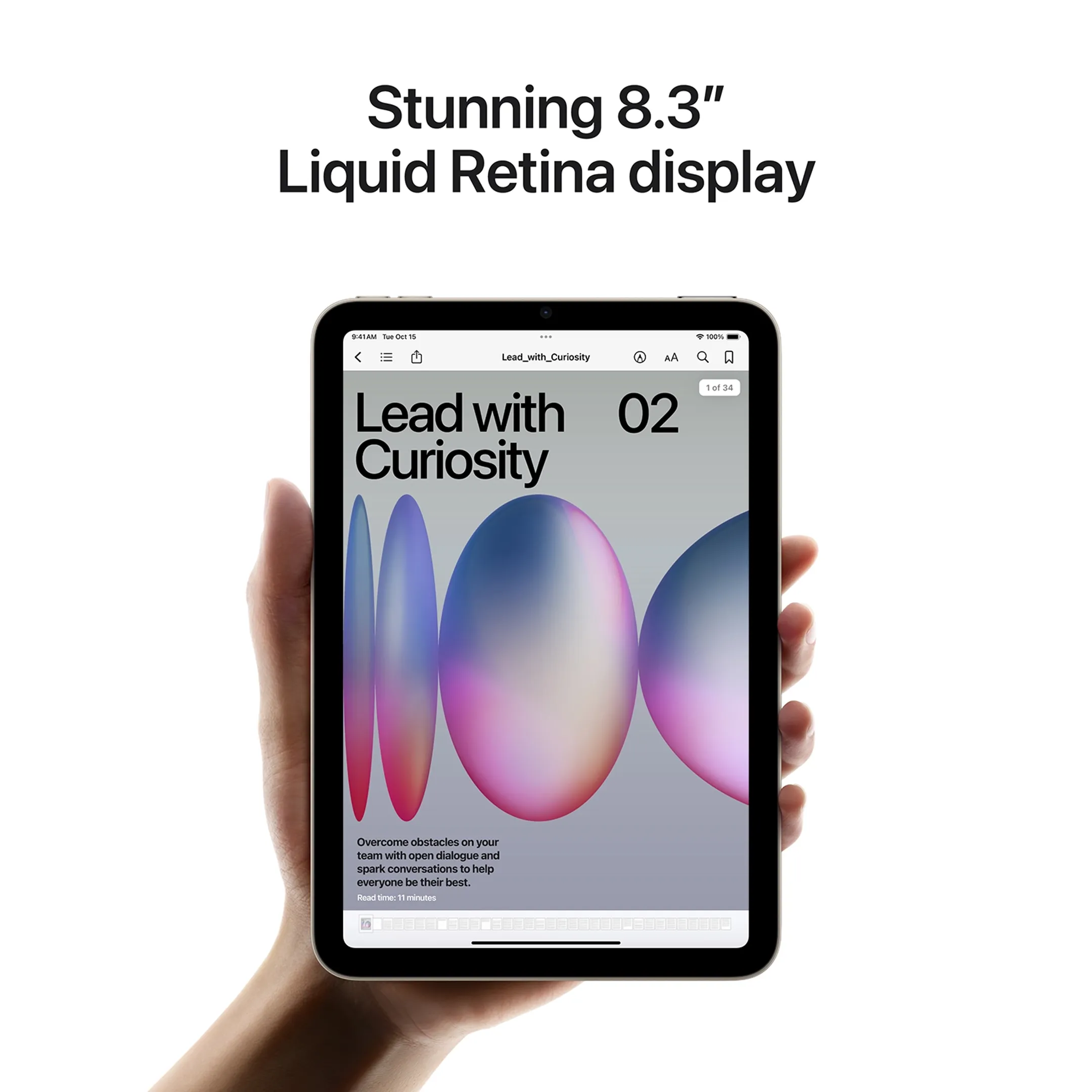 Apple iPad mini 7 wifi 512 GB Spacegrijs image