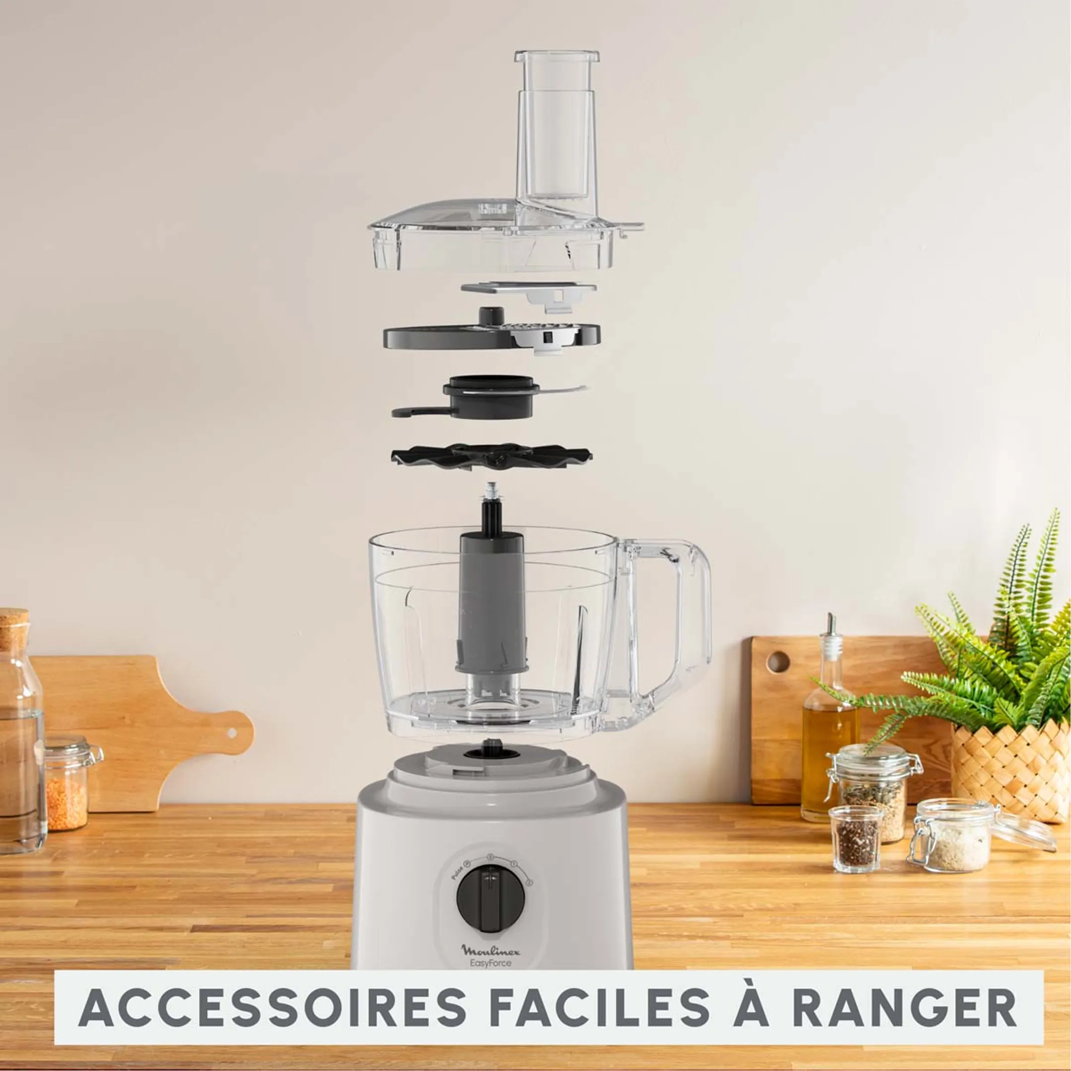 Moulinex Robot multifonction Easy Force FP242B10 image