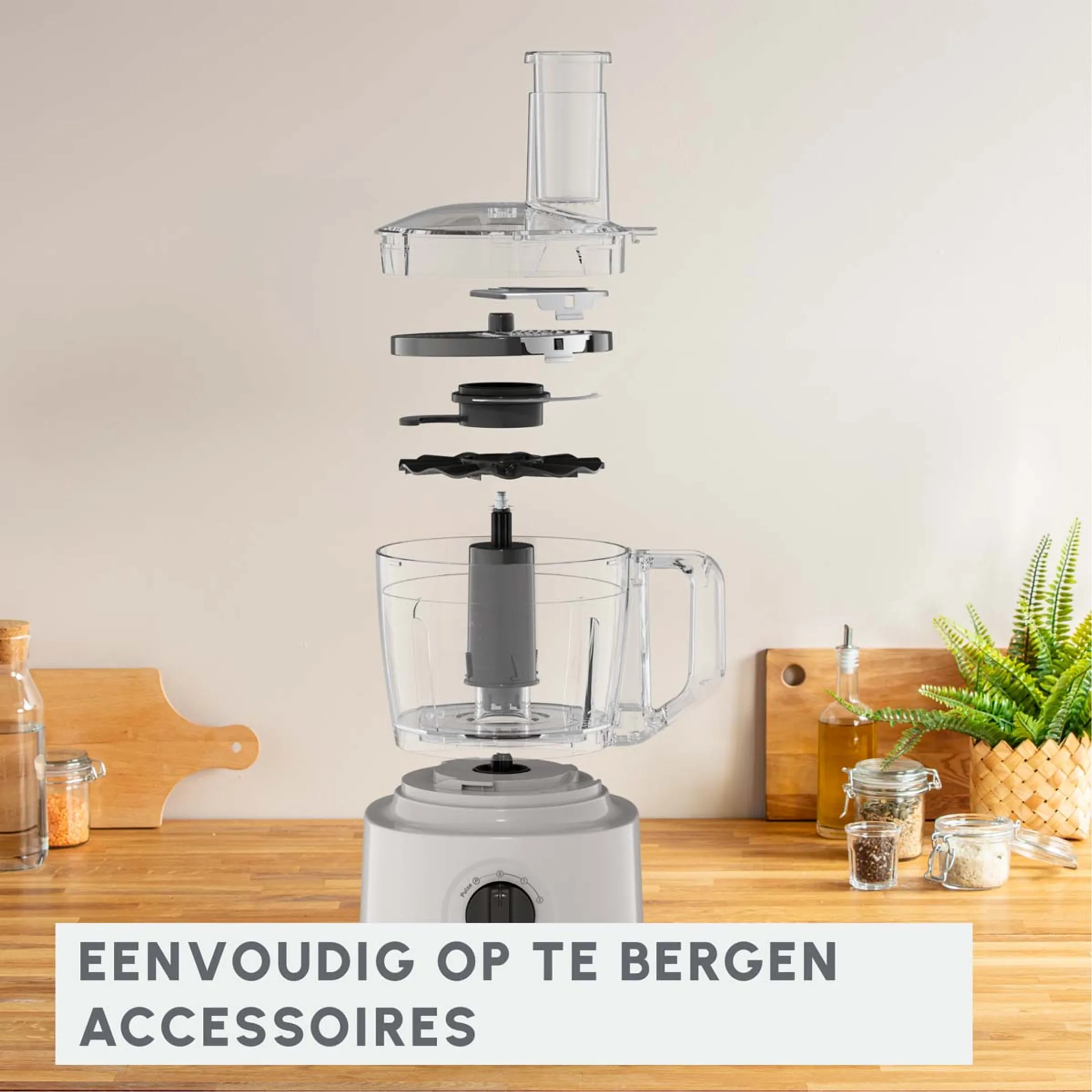 Moulinex Foodprocessor Easy Force FP242B10 image