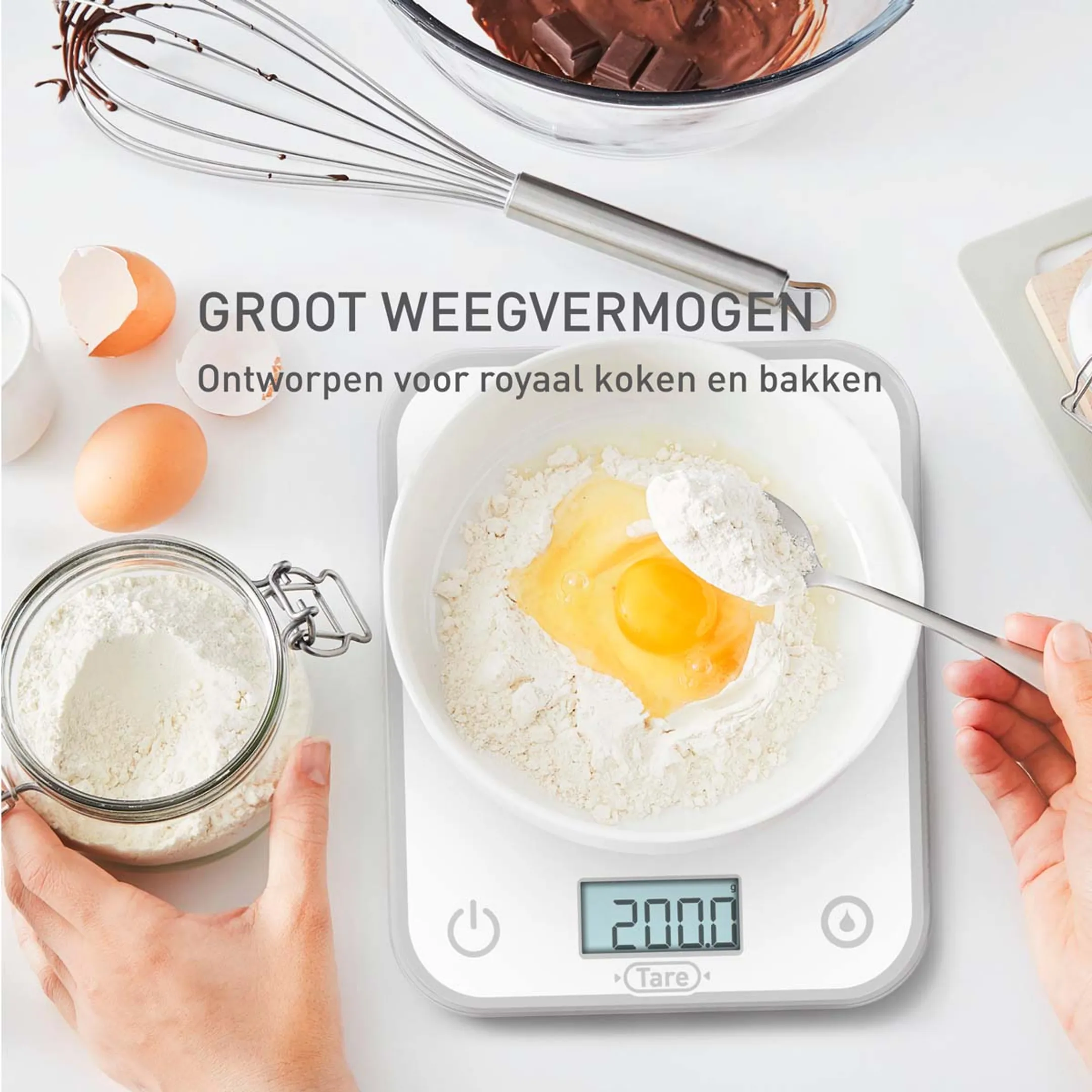 Tefal Keukenweegschaal Optiss BC50U0V0 image