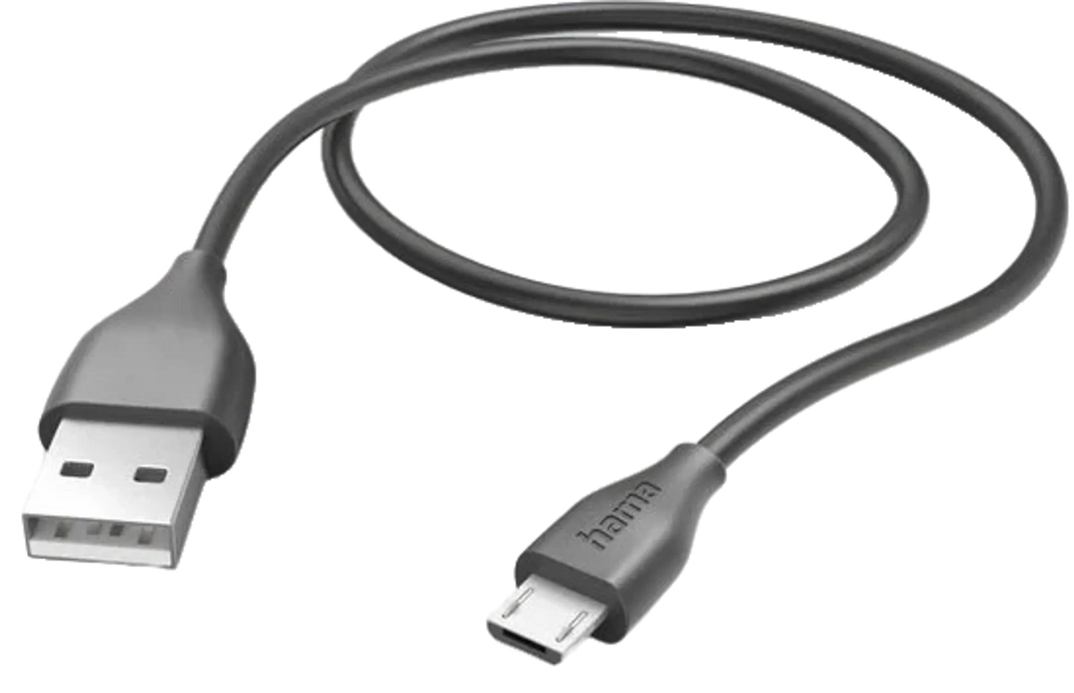 USB-kabel 1,5 m - USB A Micro-USB B - Noir