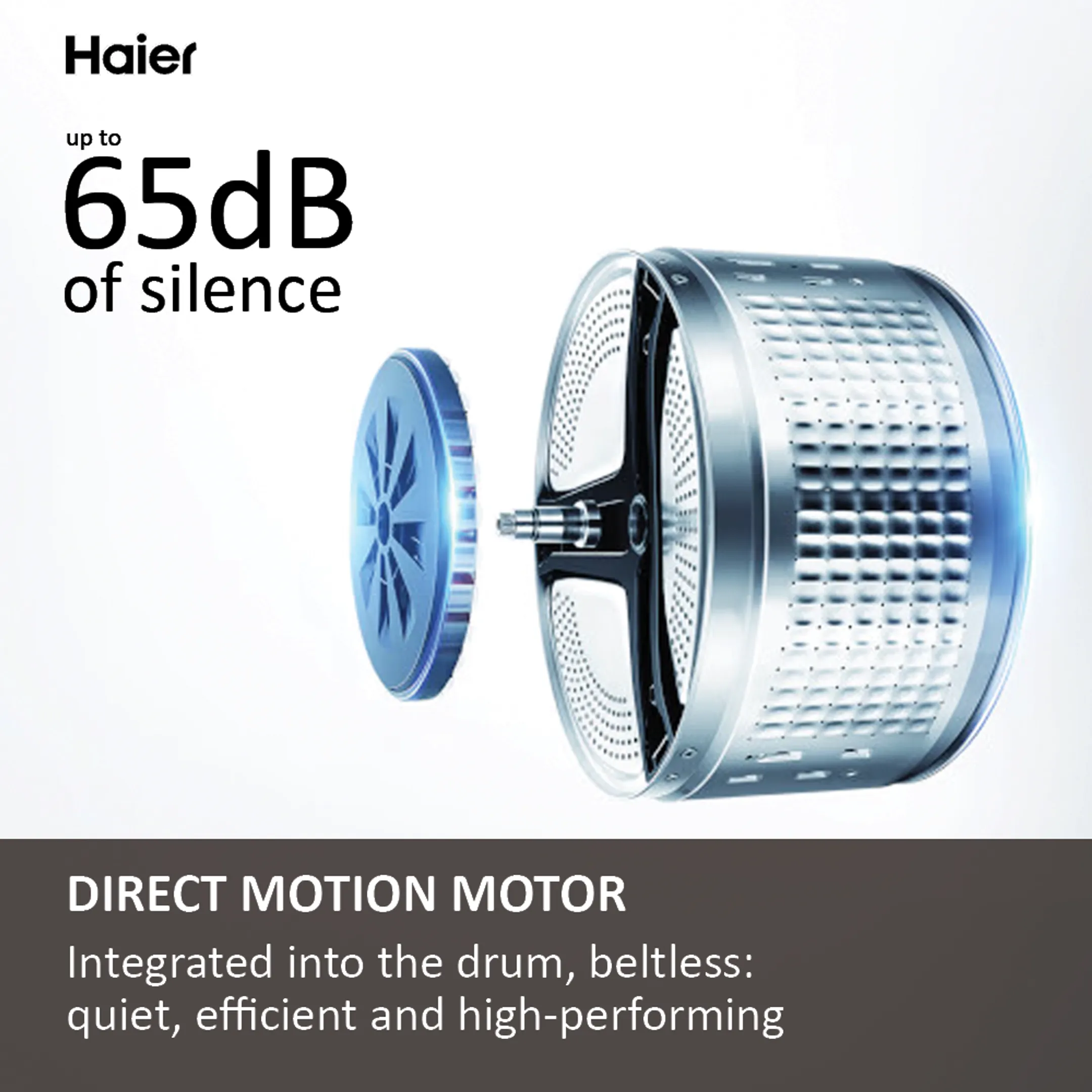 Haier Bundel - Wasmachine HW80-B14959EU1DF Irefresh Connected + Droogkast HD90-A3959E-DF Irefresh Connected image