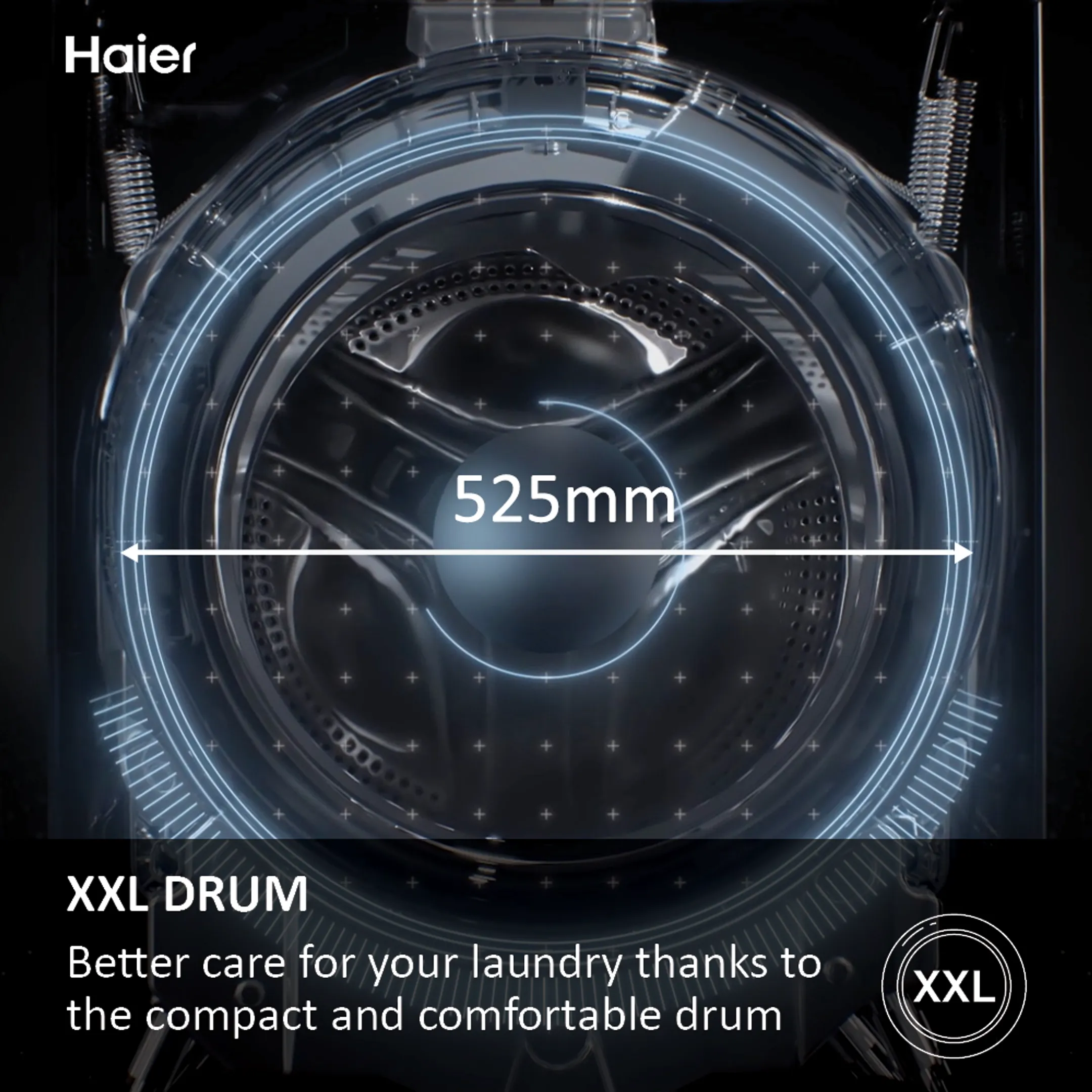 Haier Bundel - Wasmachine HW80-B14959EU1DF Irefresh Connected + Droogkast HD90-A3959E-DF Irefresh Connected image