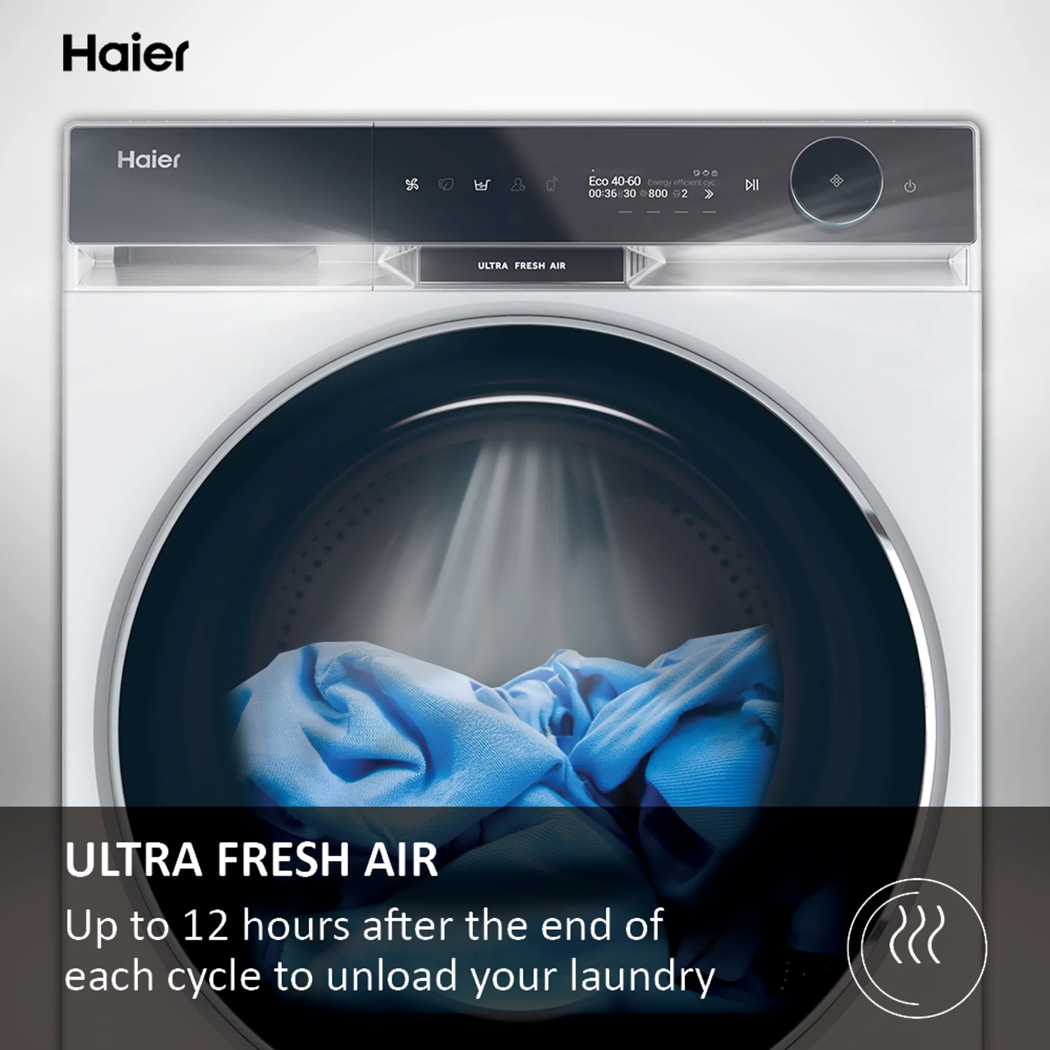 Haier Machine à laver HW110-BD14397U1S Ultrafresh Connected image