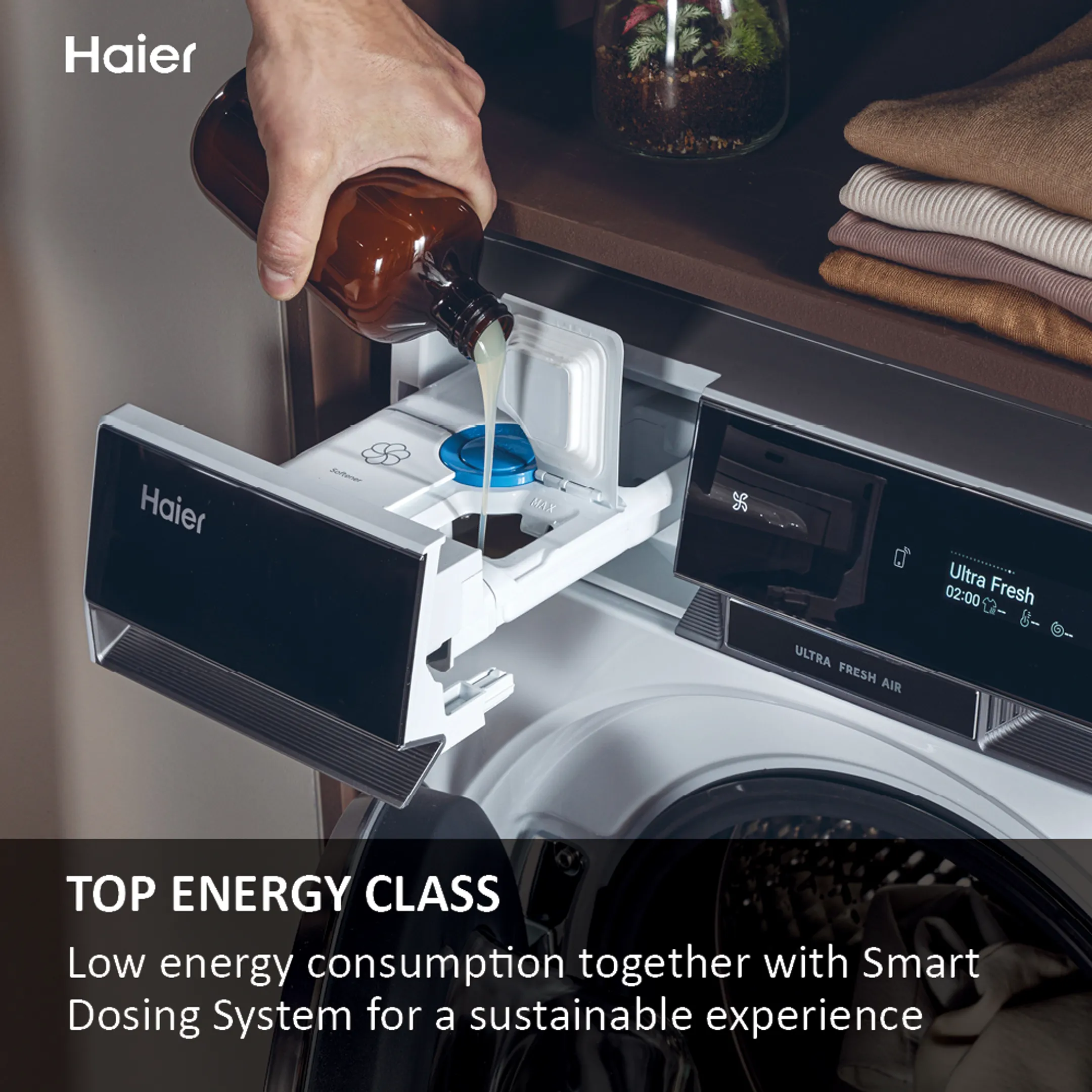 Haier Machine à laver HW110-BD14397U1S Ultrafresh Connected image
