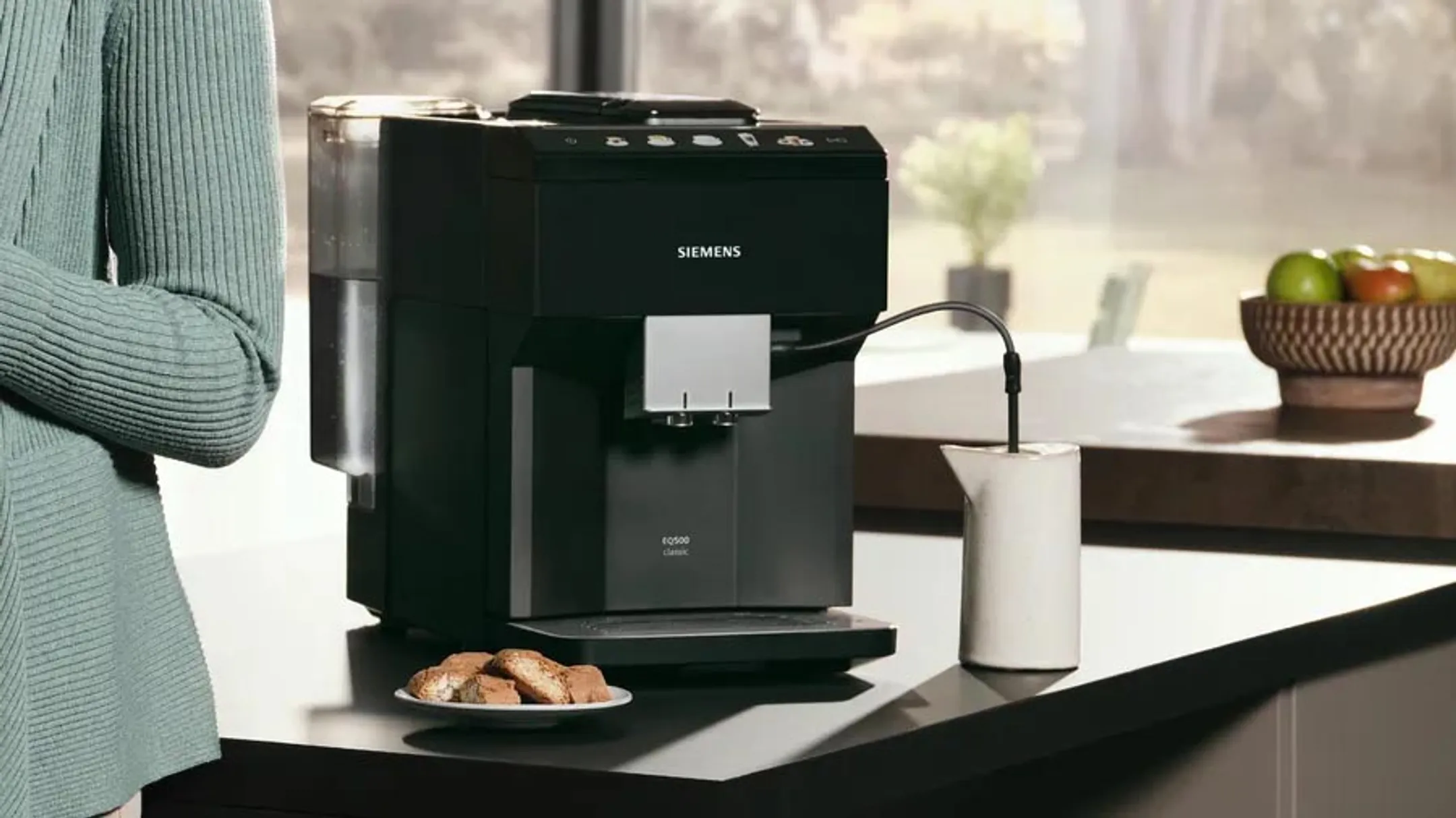 Siemens Volautomatische Espressomachine EQ500 Classic TP513R09 image