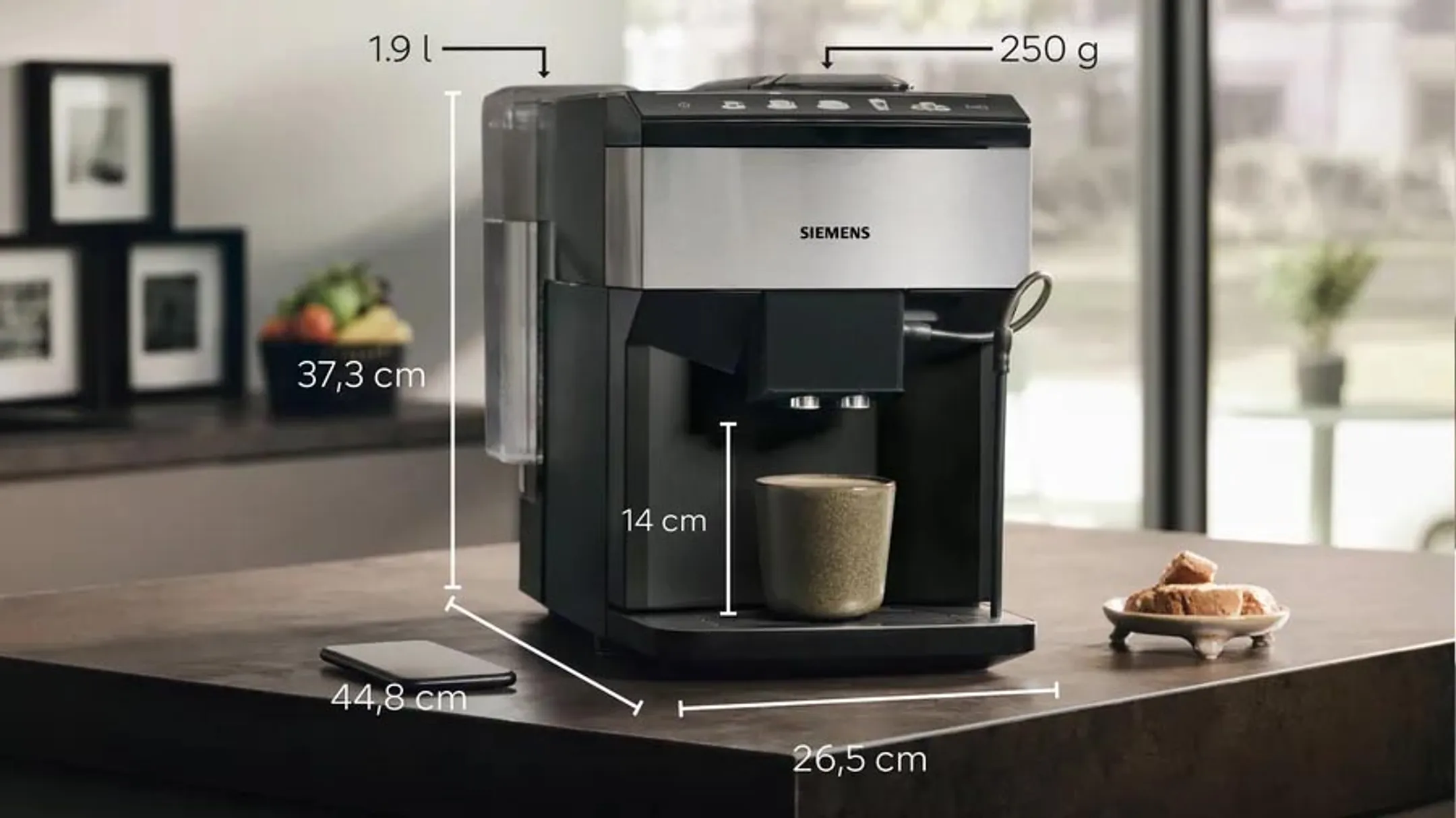 Siemens Volautomatische Espressomachine EQ500 TP517R03 image