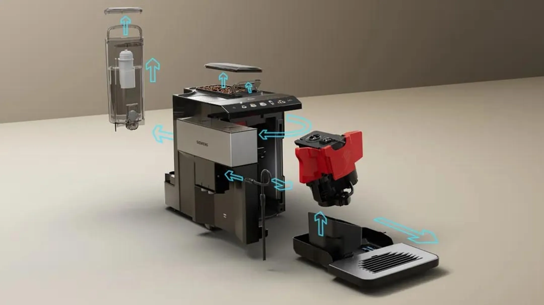 Siemens Volautomatische Espressomachine EQ500 TP517R03 image