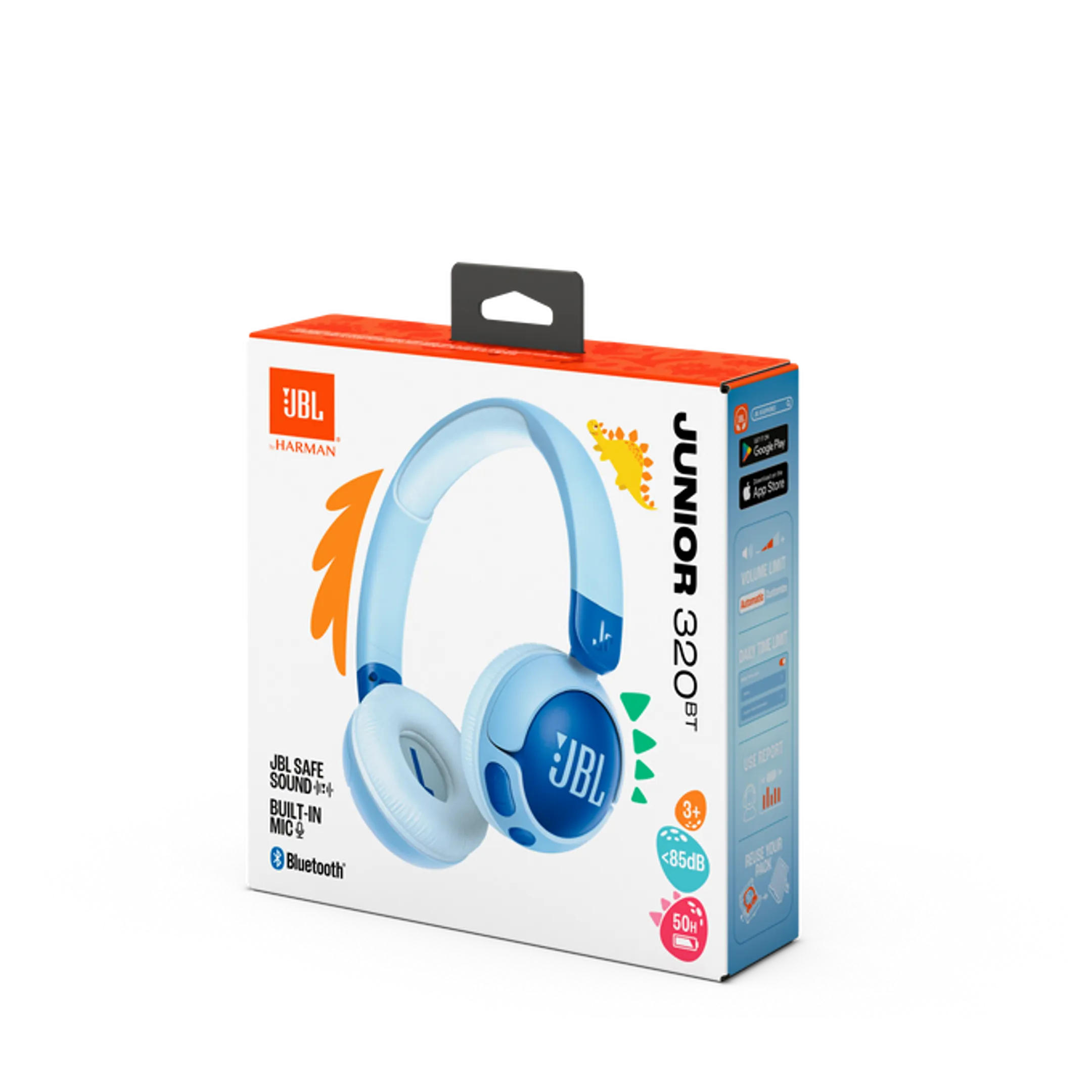 JBL Casque pour enfants Junior 320 - Bleu image
