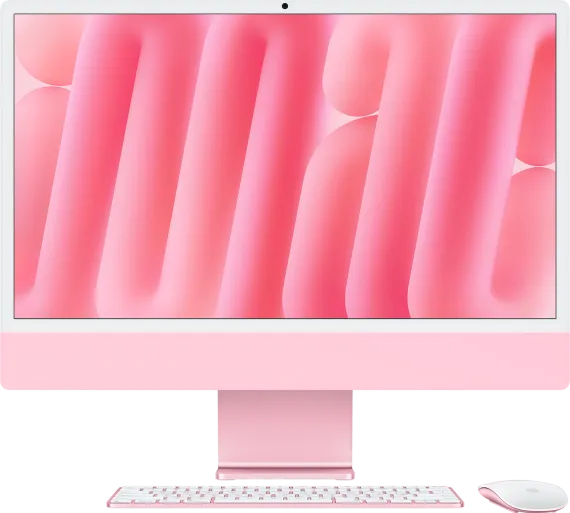 iMac 24" M4 (10-core CPU & 10-core GPU) 256 GB - 16 GB Roze