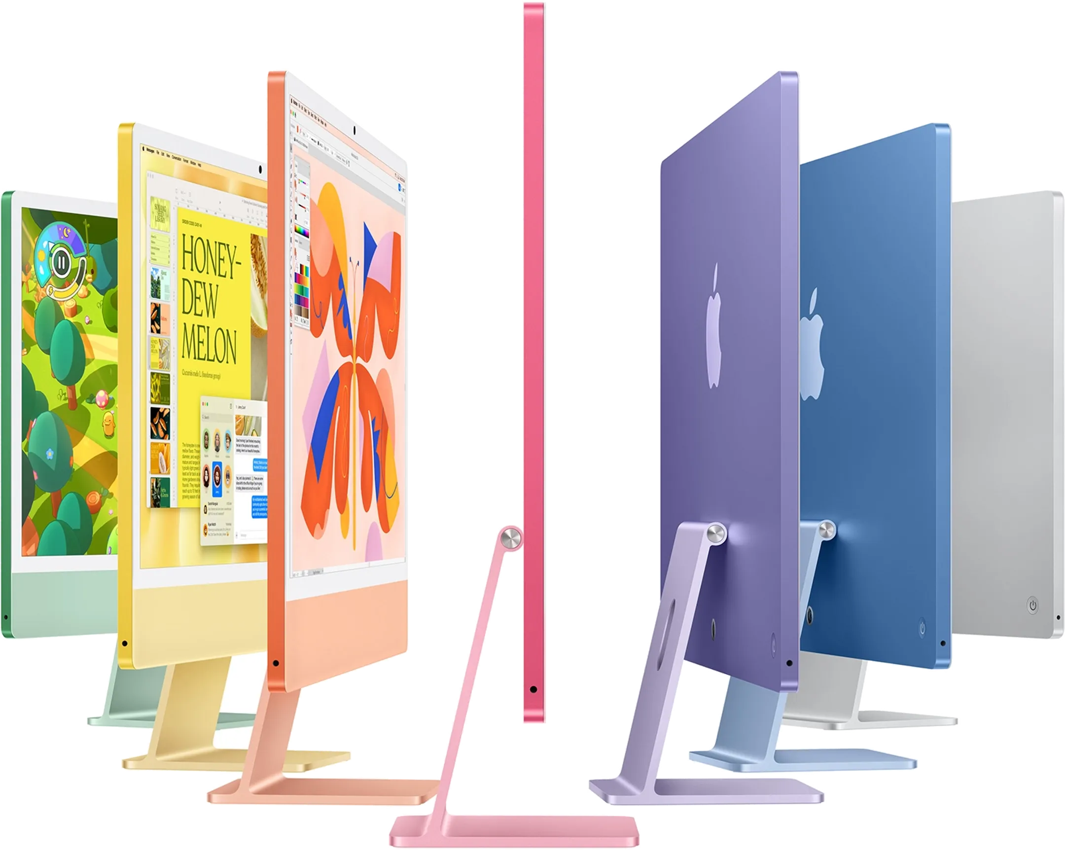 Apple iMac 24" M4 (10-core CPU & 10-core GPU) 256 GB - 16 GB Blauw image