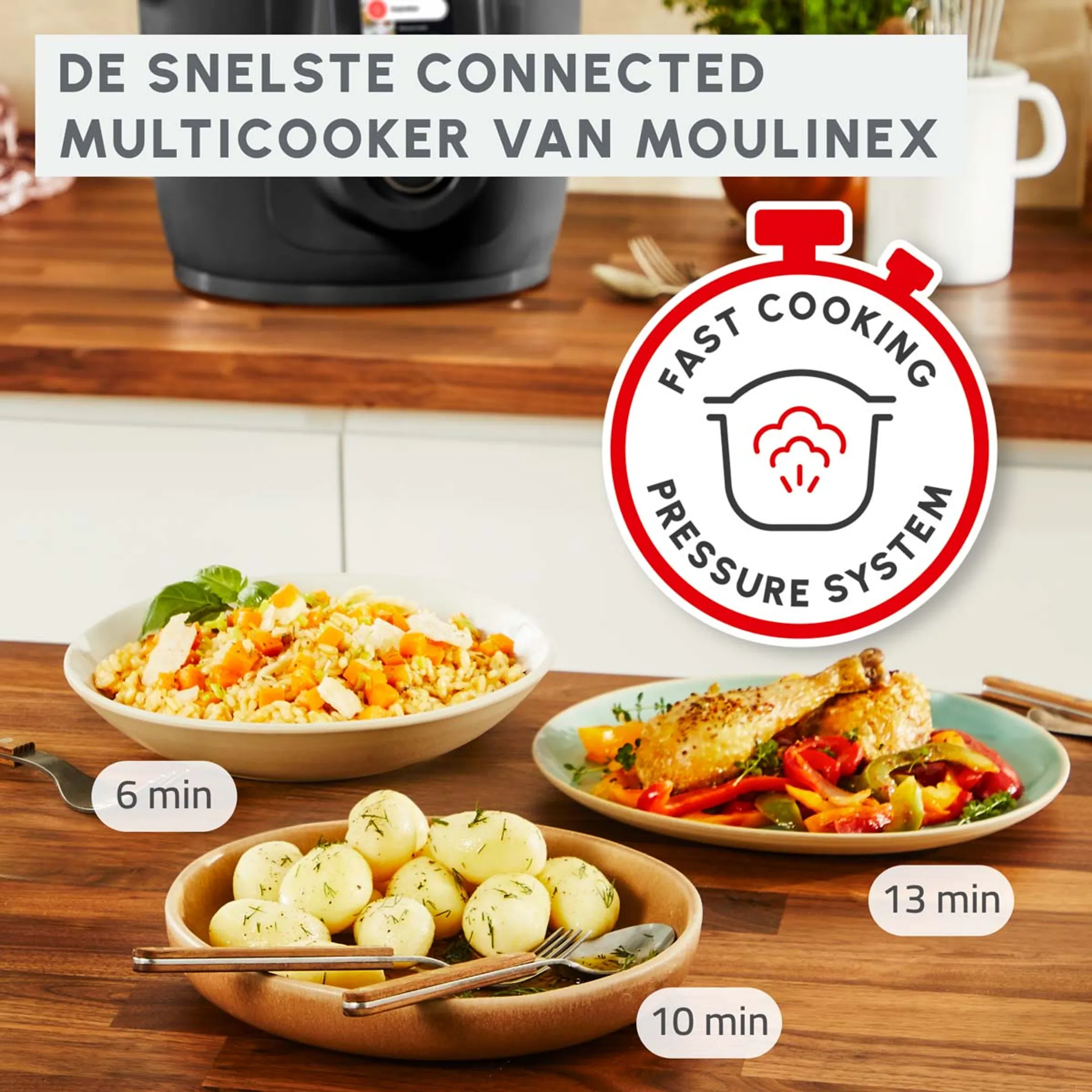 Moulinex Multicooker Cookeo 9-in-1 CE952810 image