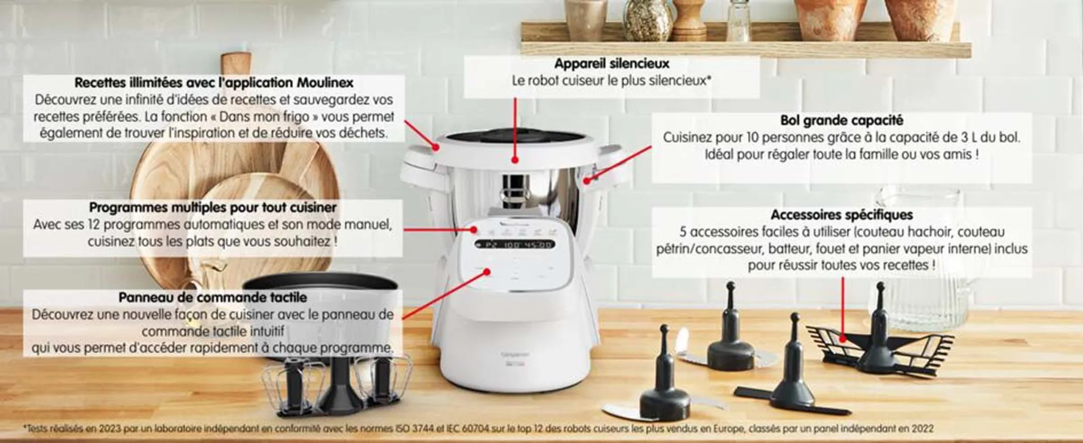 Moulinex Robot chauffant Companion HF84A110 image