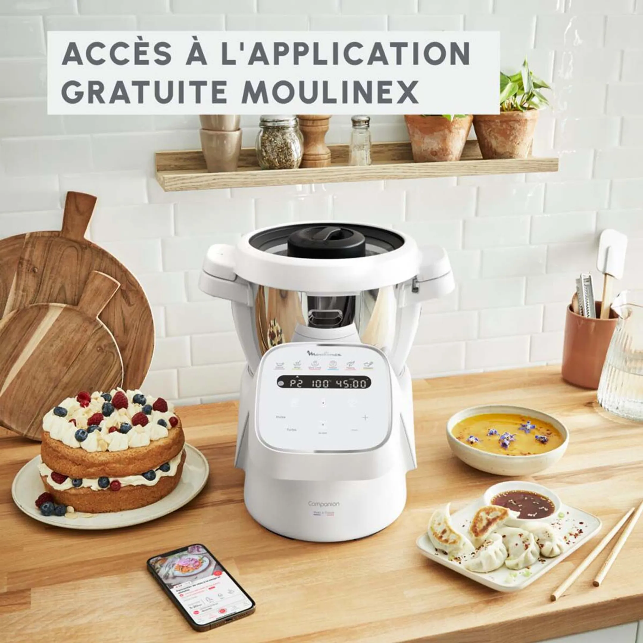 Moulinex Robot chauffant Companion HF84A110 image